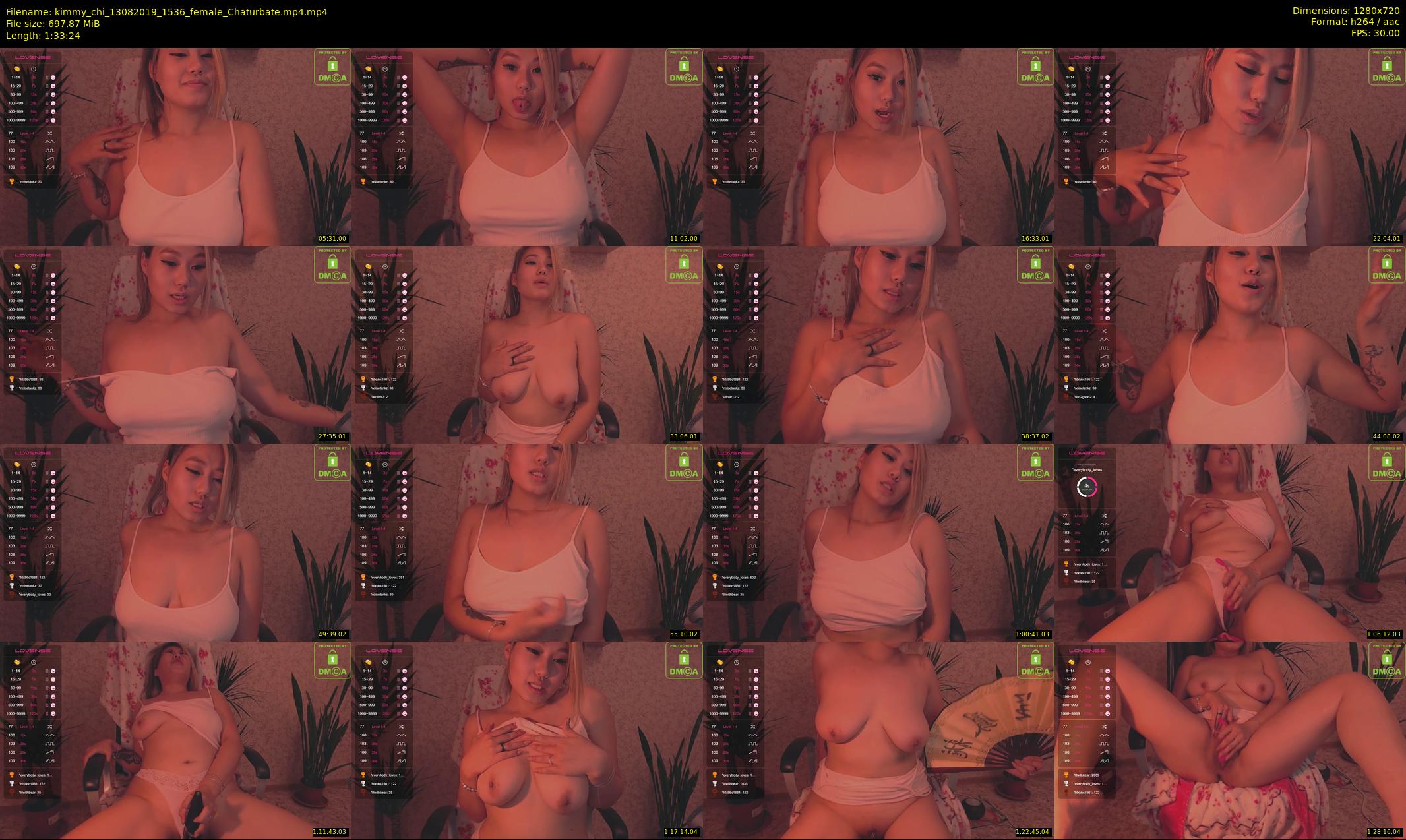 kimmy_chi — 94 minute Chaturbate female cam show recording, 720p, Aug 13, 2019