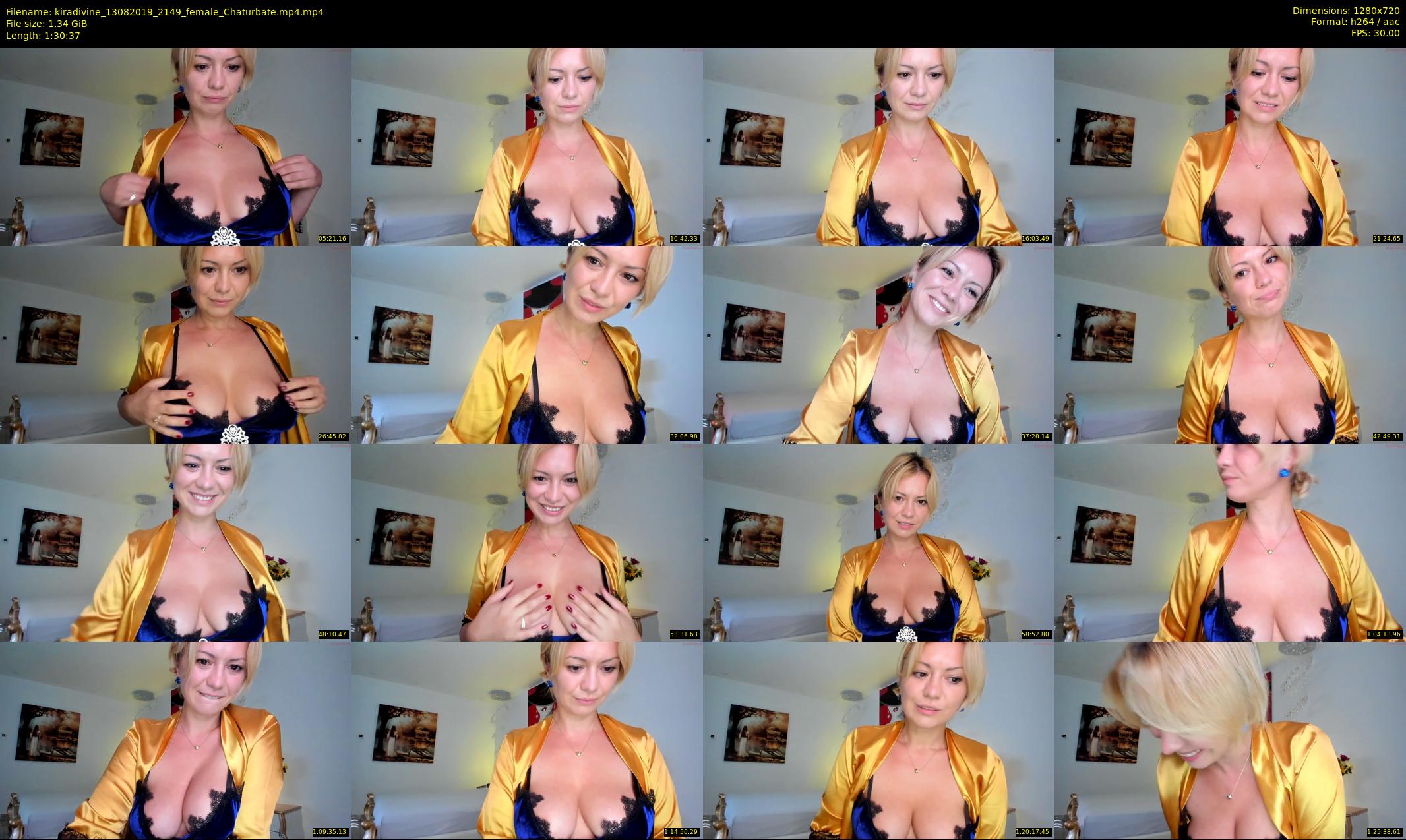 kiradivine — 91 minute Chaturbate female cam show recording, 720p, Aug 13, 2019