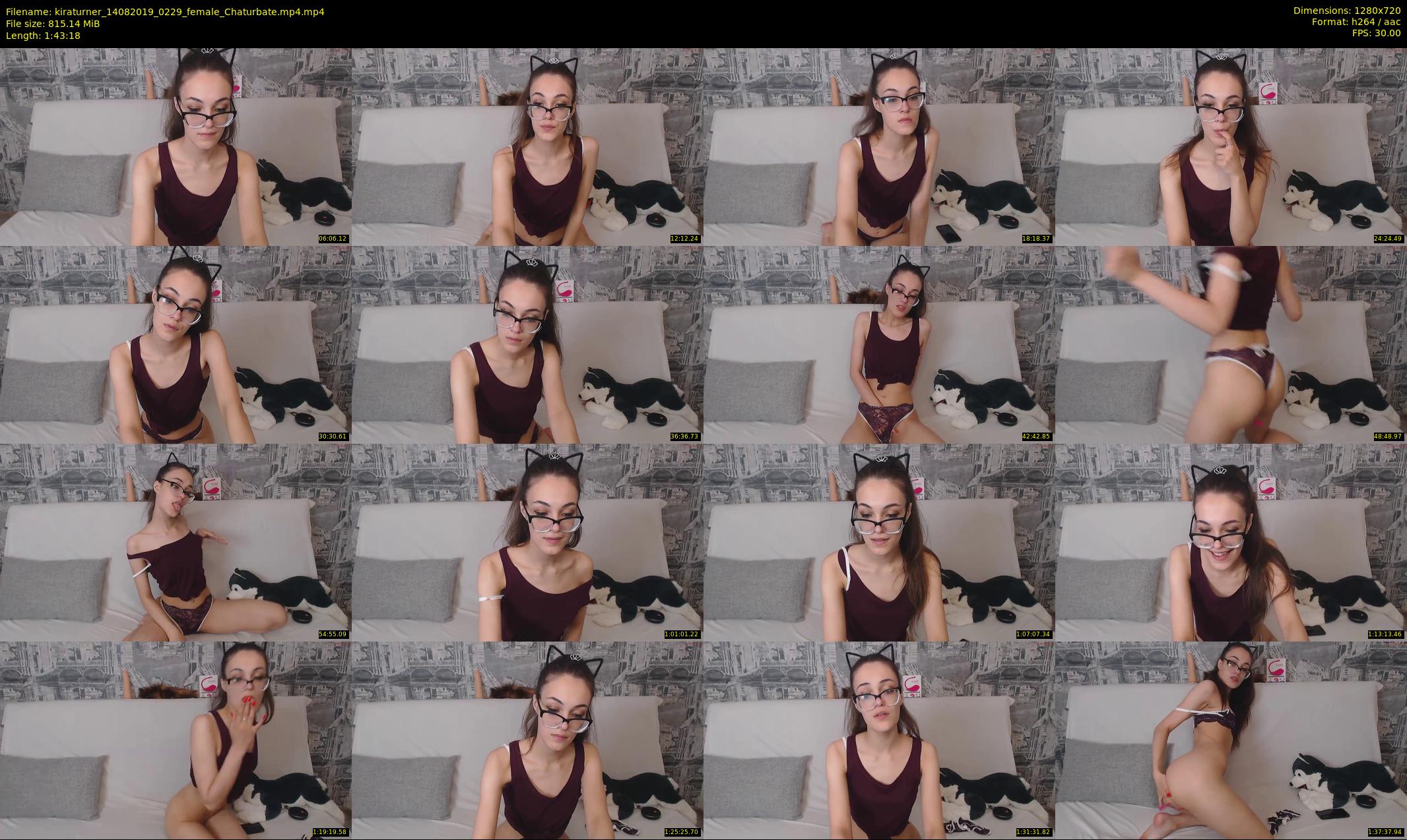 kiraturner — 104 minute Chaturbate couple cam show recording, 720p, Aug 14, 2019