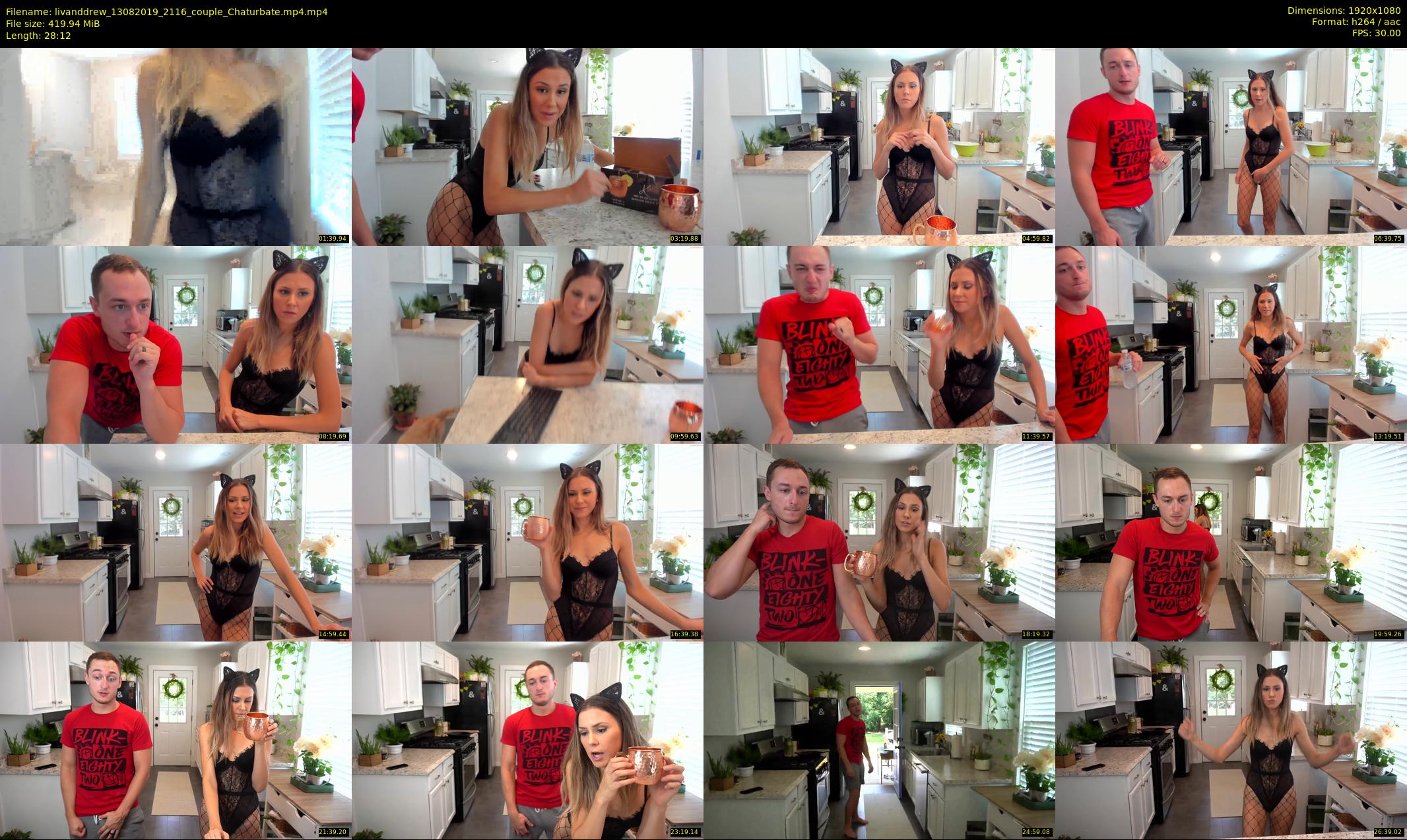 livanddrew — 29 minute Chaturbate couple cam show recording, 1080p, Aug 13, 2019
