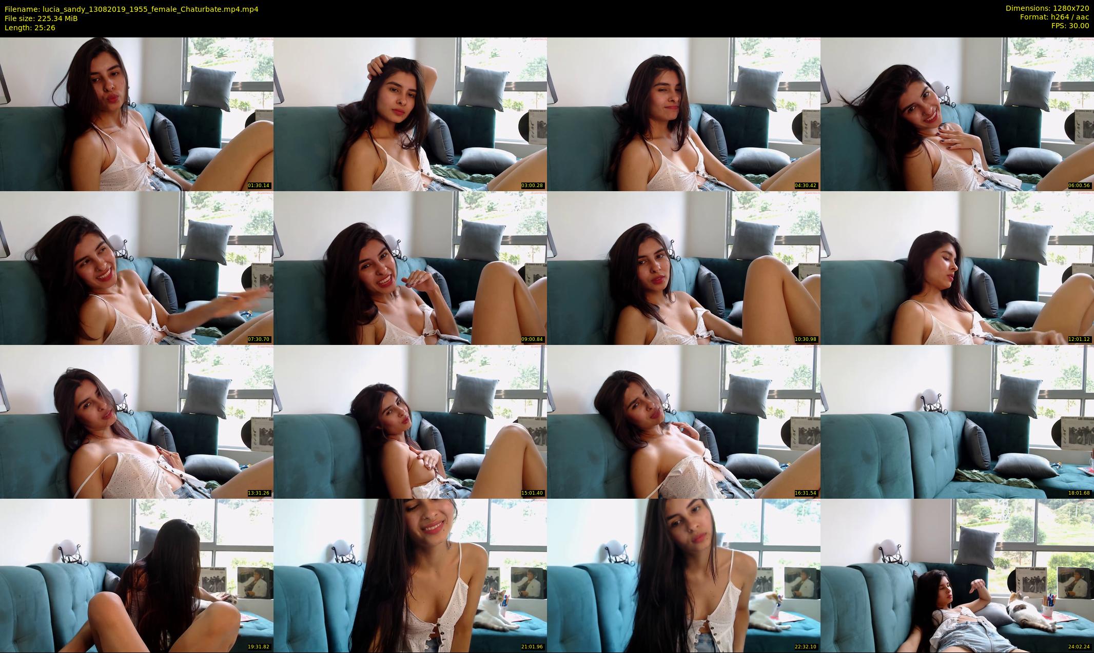lucia_sandy — 26 minute Chaturbate female cam show recording, 720p, Aug 13, 2019