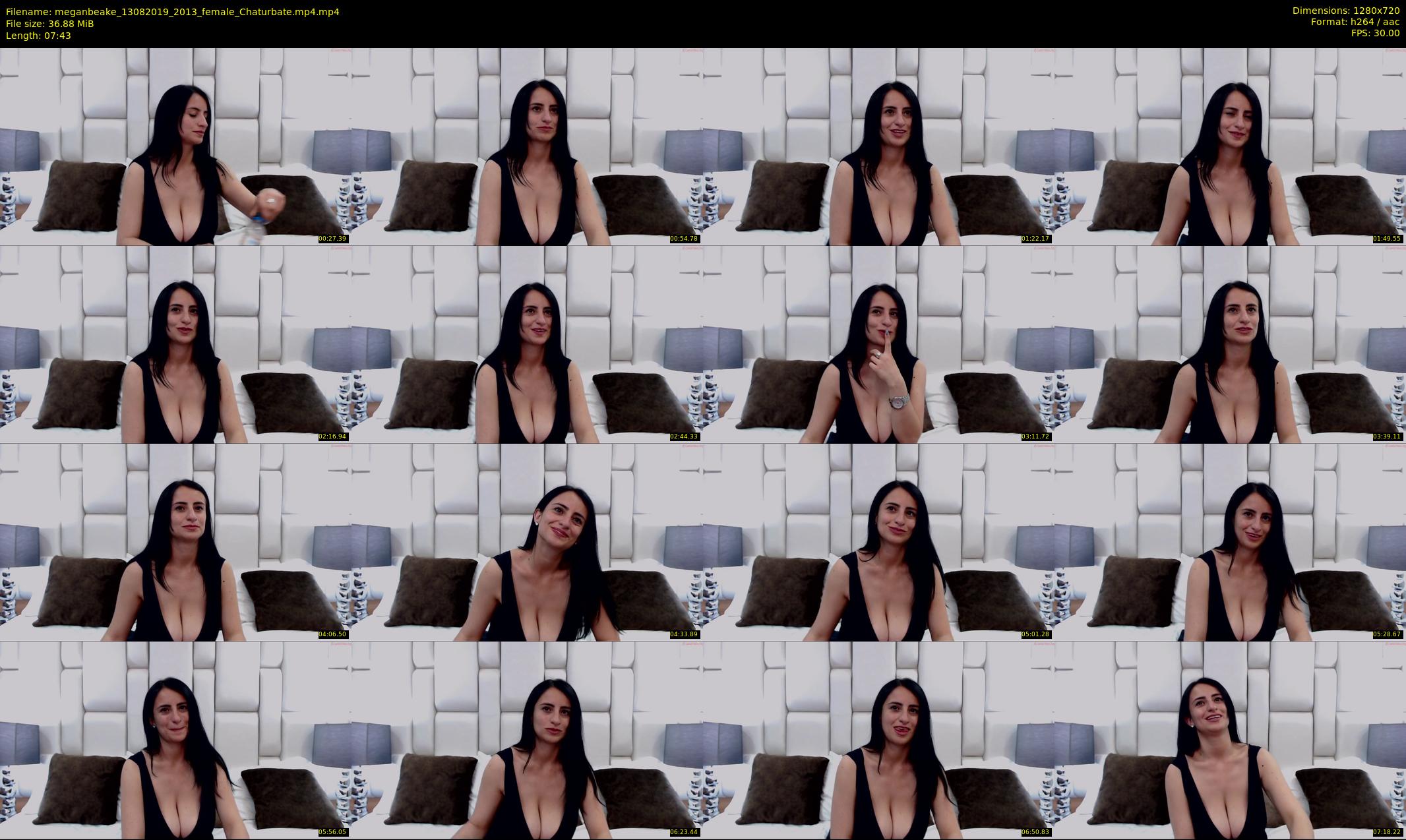 meganbeake — 8 minute Chaturbate female cam show recording, 720p, Aug 13, 2019
