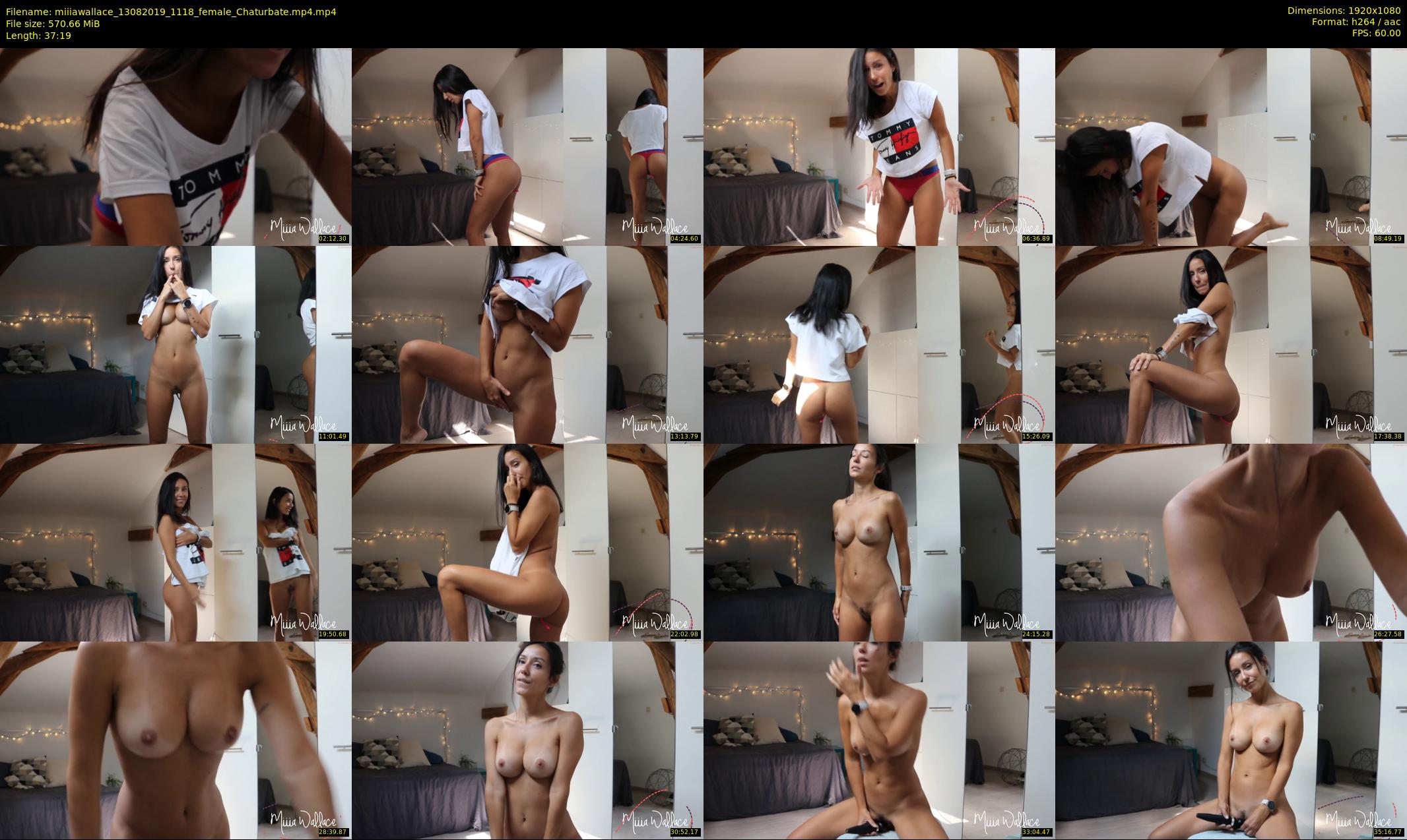 miiiawallace — 38 minute Chaturbate female cam show recording, 1080p, Aug 13, 2019