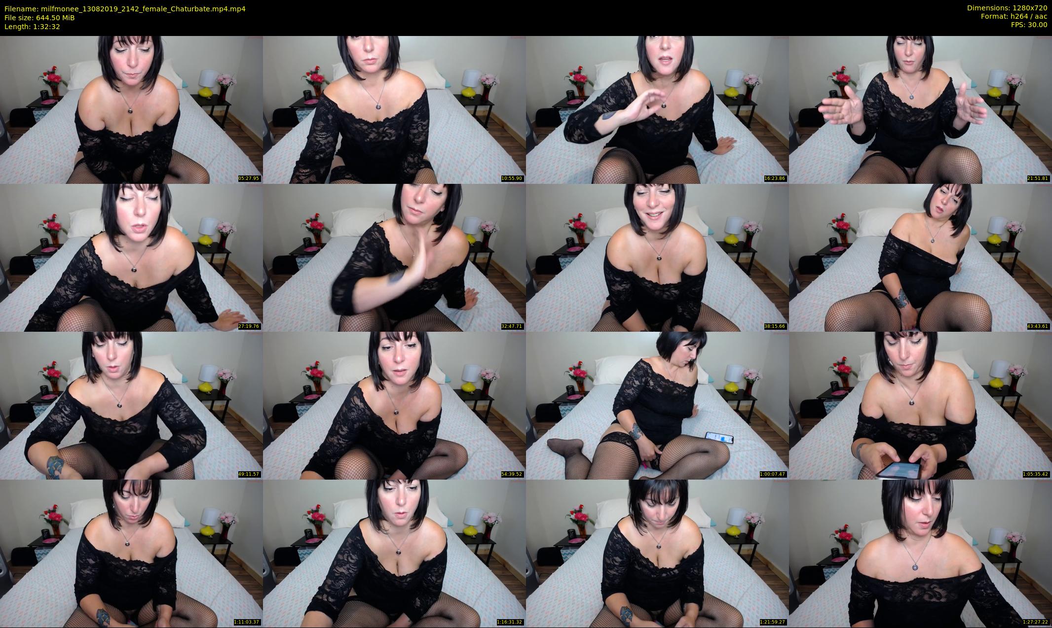 milfmonee — 93 minute Chaturbate female cam show recording, 720p, Aug 13, 2019