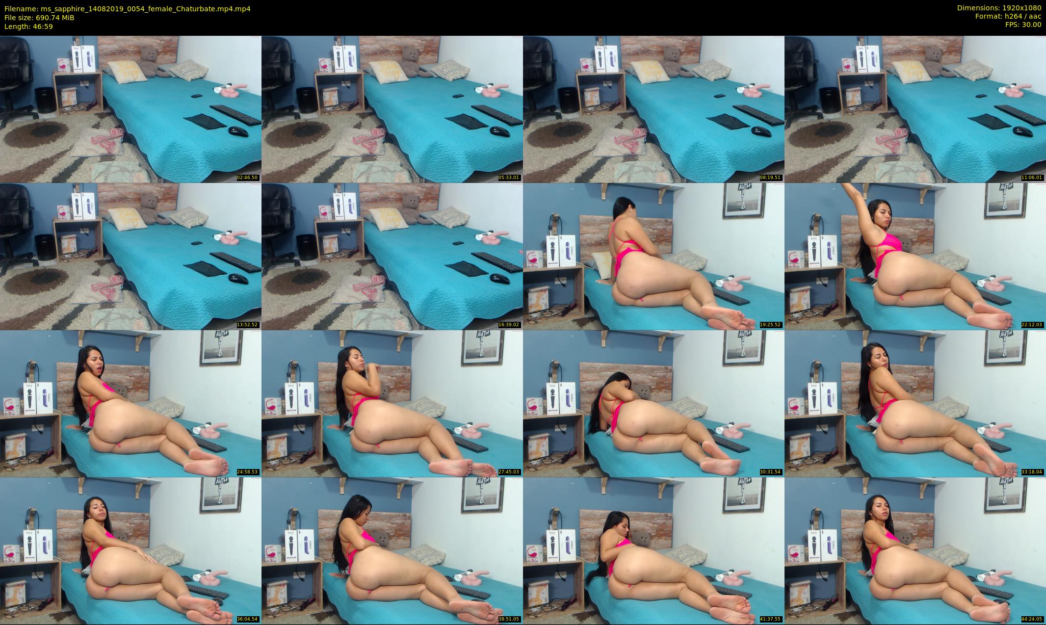 ms_sapphire — 47 minute Chaturbate female cam show recording, 1080p, Aug 14, 2019