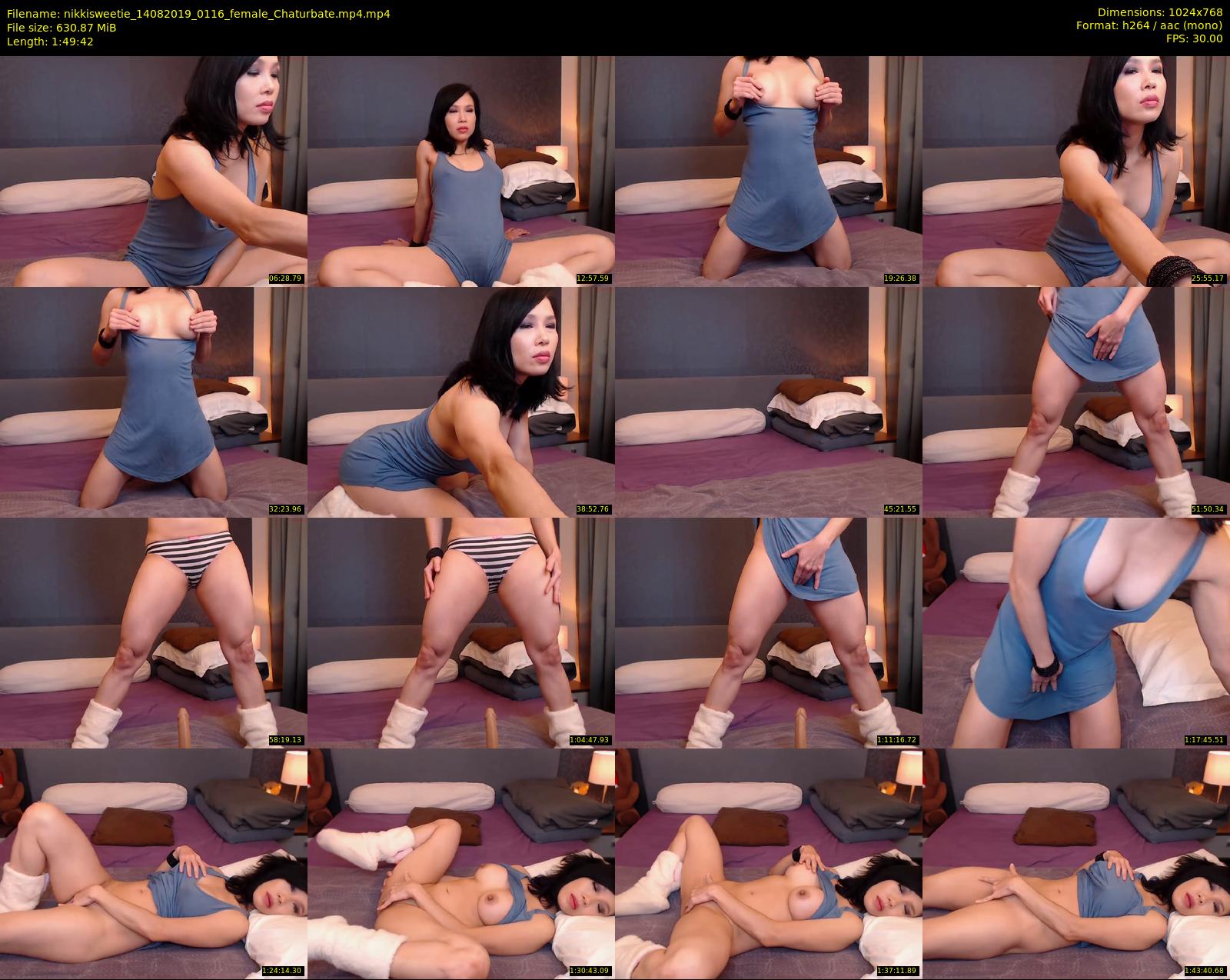nikkisweetie — 110 minute Chaturbate female cam show recording, 720p, Aug 14, 2019