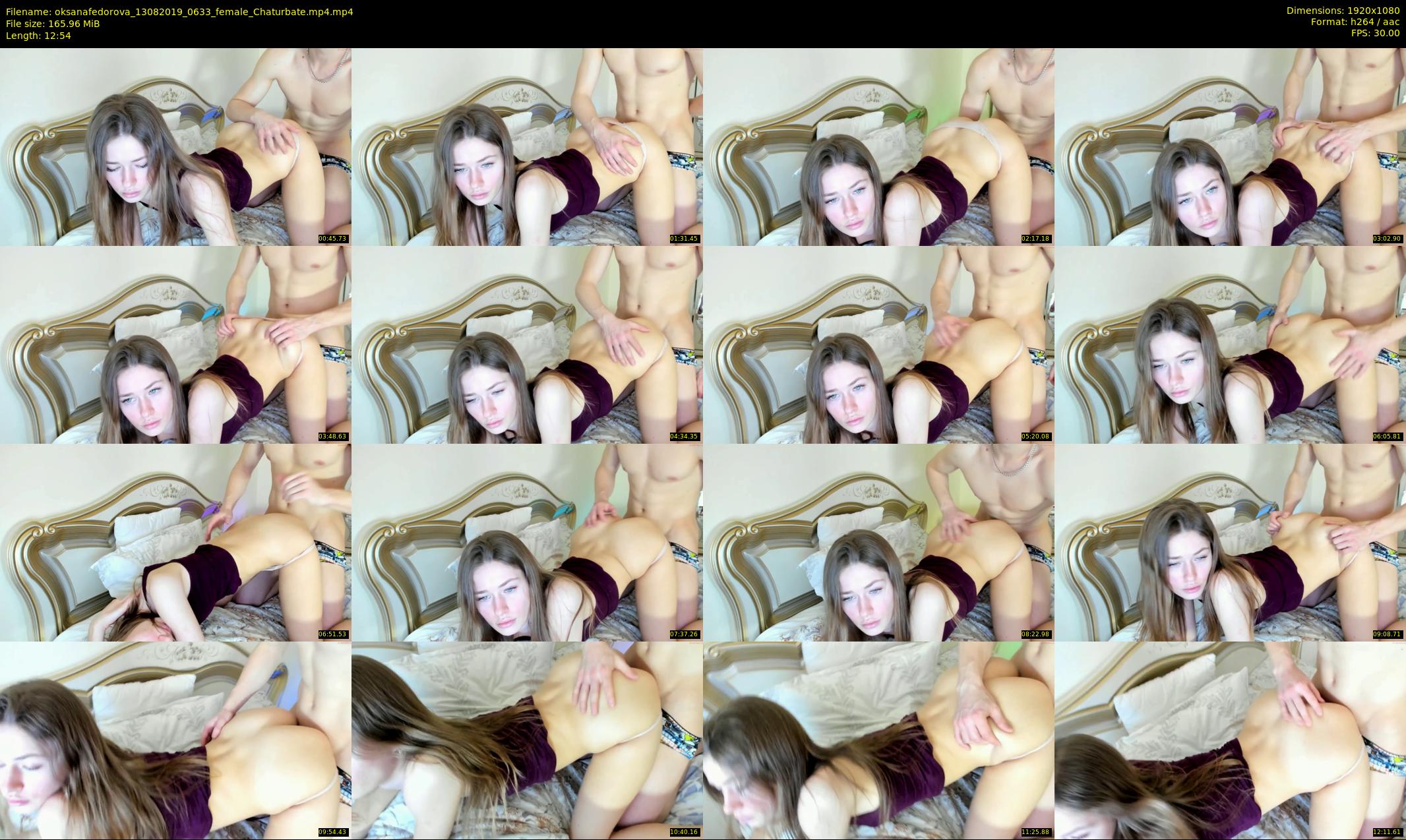 oksanafedorova — 13 minute Chaturbate female cam show recording, 1080p, Aug 13, 2019