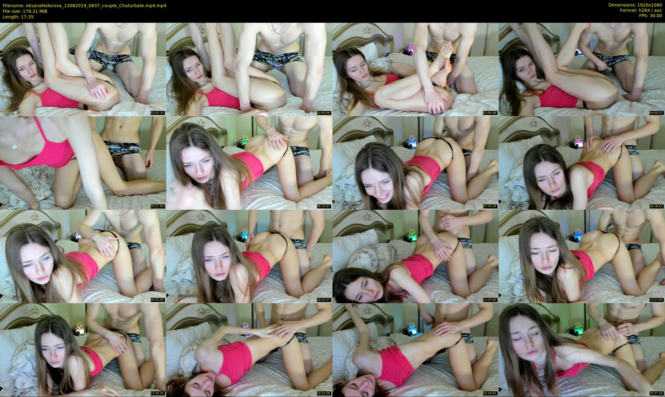 oksanafedorova — 18 minute Chaturbate female cam show recording, 1080p, Aug 13, 2019