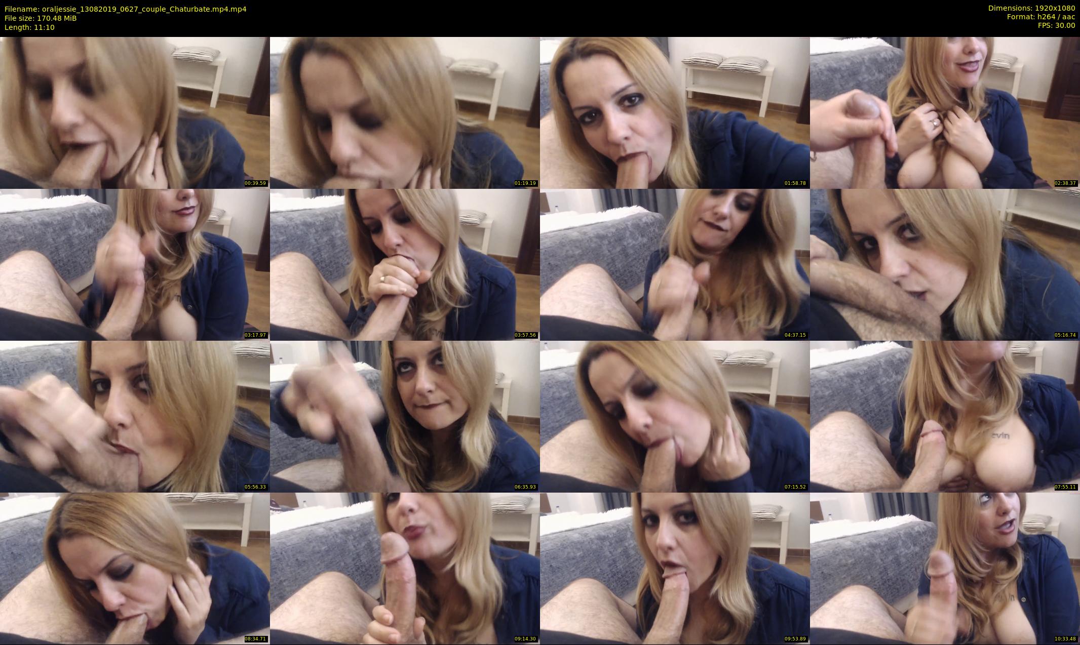 oraljessie — 12 minute Chaturbate couple cam show recording, 1080p, Aug 13, 2019