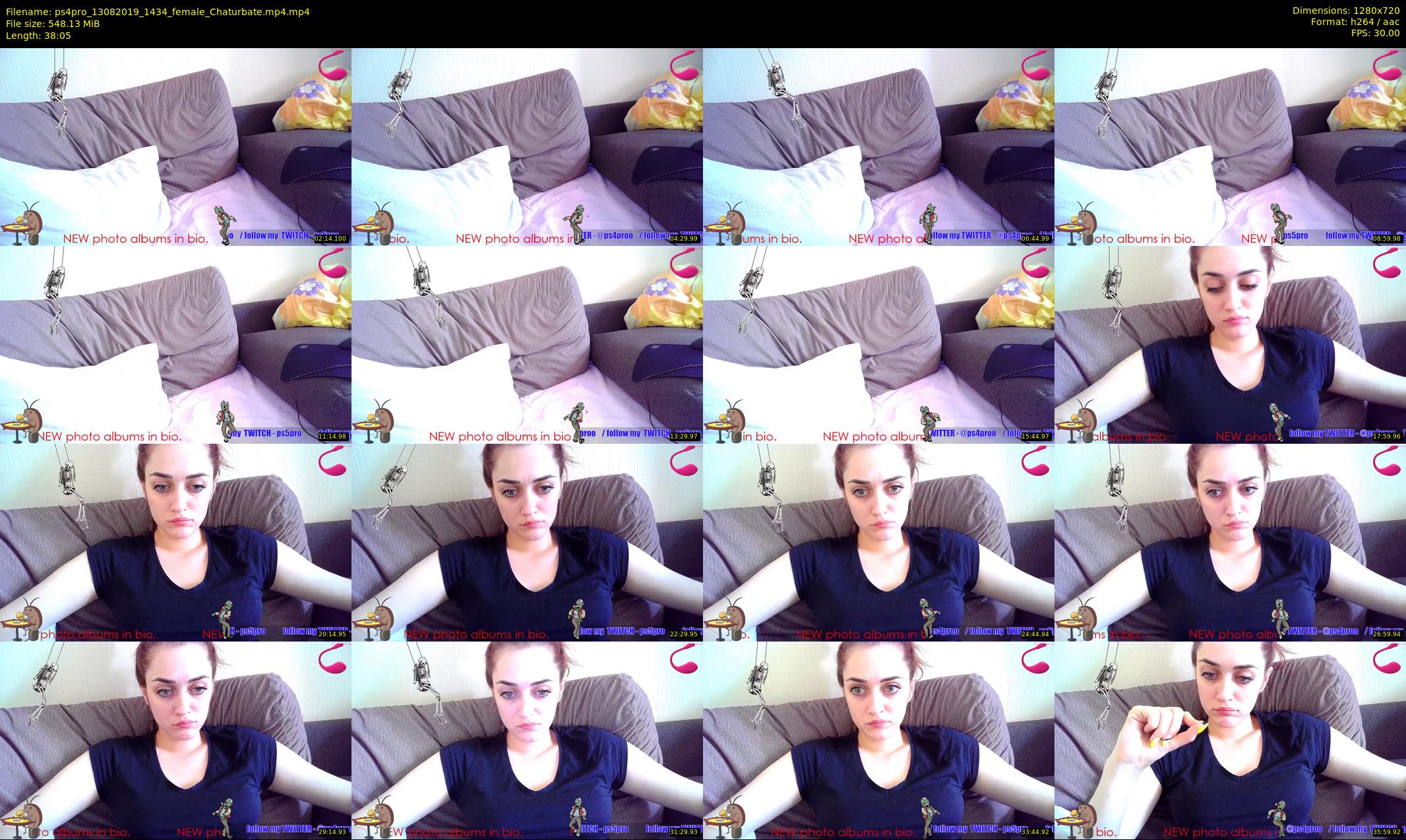 ps4pro — 39 minute Chaturbate female cam show recording, 720p, Aug 13, 2019