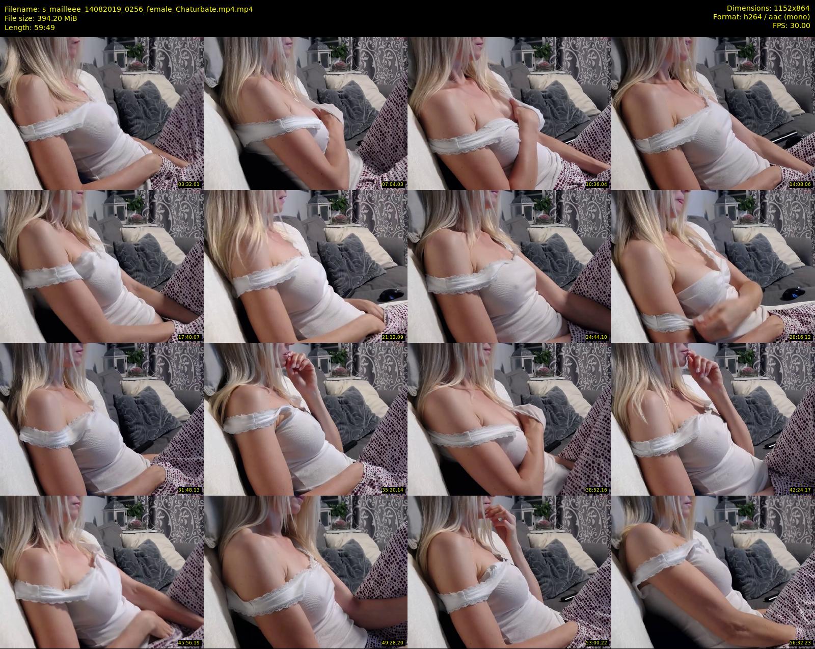 s_mailleee — 60 minute Chaturbate female cam show recording, 720p, Aug 14, 2019