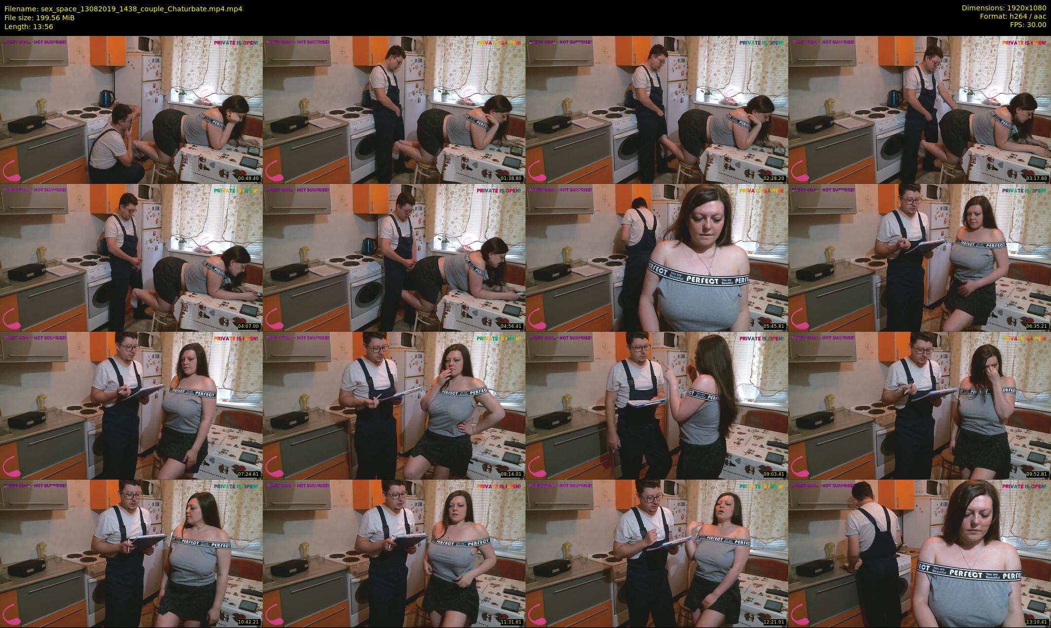 sex_space — 14 minute Chaturbate couple cam show recording, 1080p, Aug 13, 2019