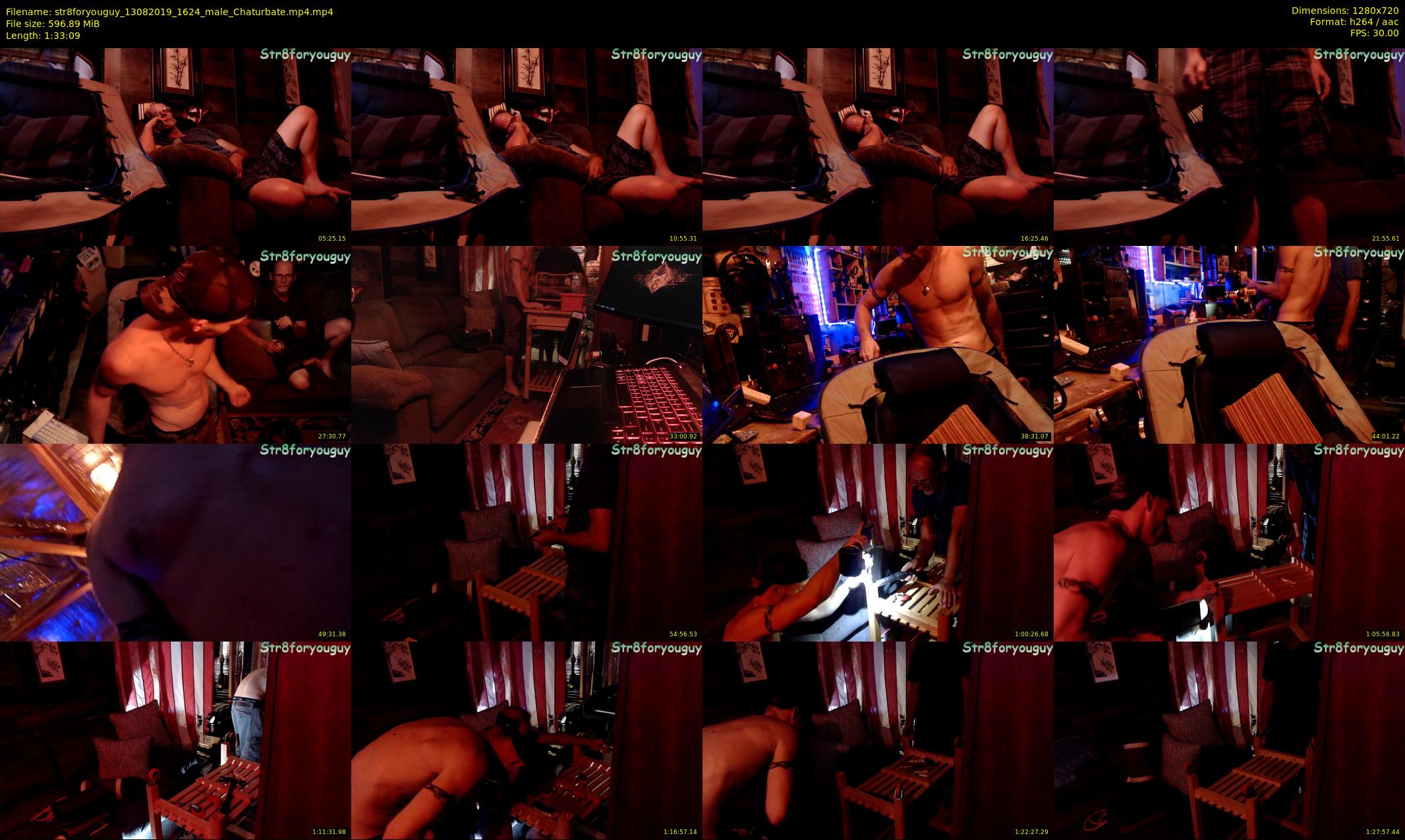 str8foryouguy — 94 minute Chaturbate male cam show recording, 720p, Aug 13, 2019