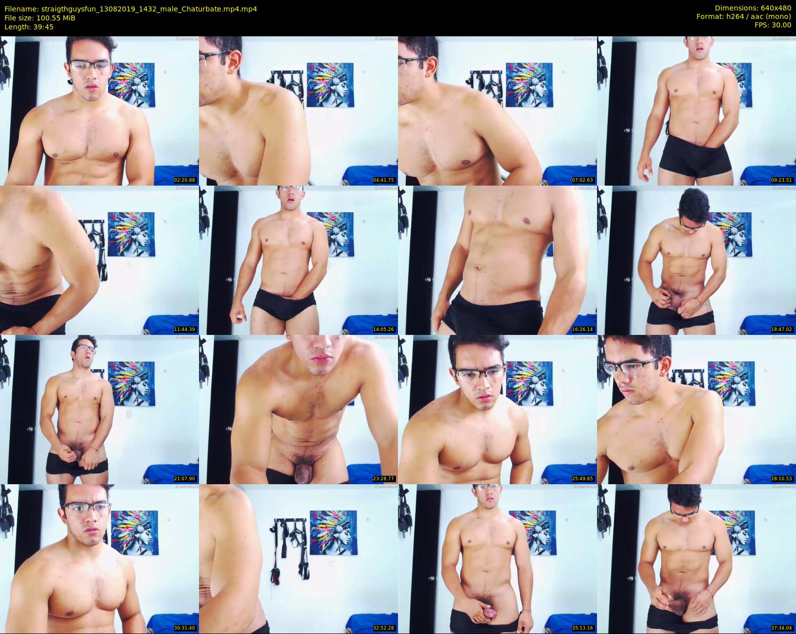 straigthguysfun — 40 minute Chaturbate male cam show recording, 480p, Aug 13, 2019