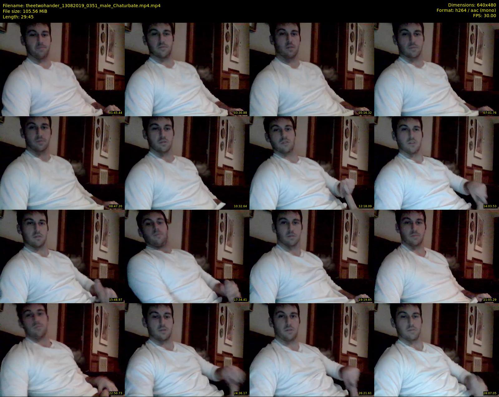 theetwohander — 30 minute Chaturbate male cam show recording, 480p, Aug 13, 2019