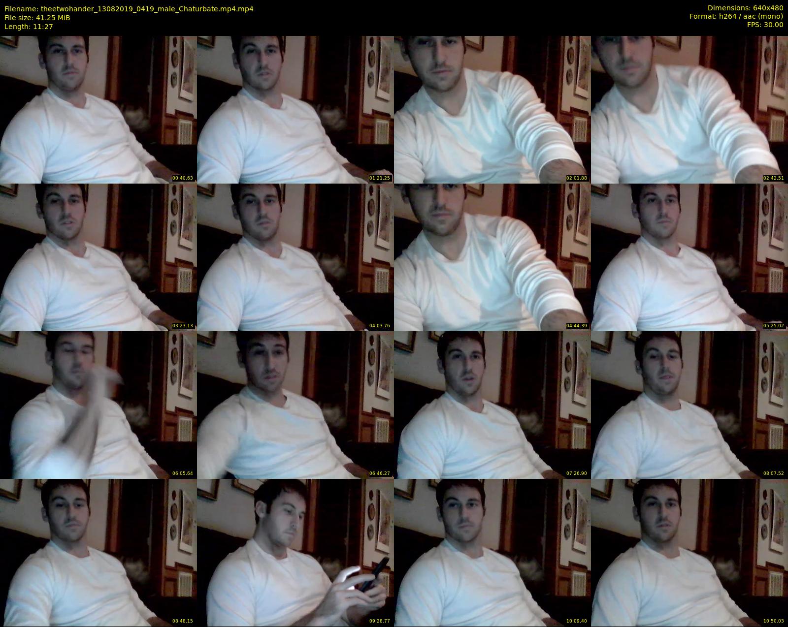 theetwohander — 12 minute Chaturbate male cam show recording, 480p, Aug 13, 2019