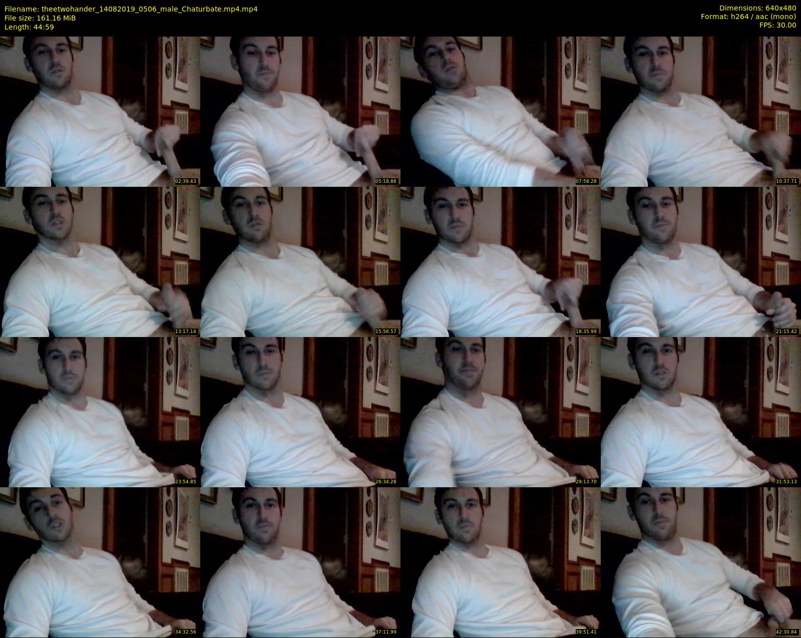theetwohander — 45 minute Chaturbate male cam show recording, 480p, Aug 14, 2019