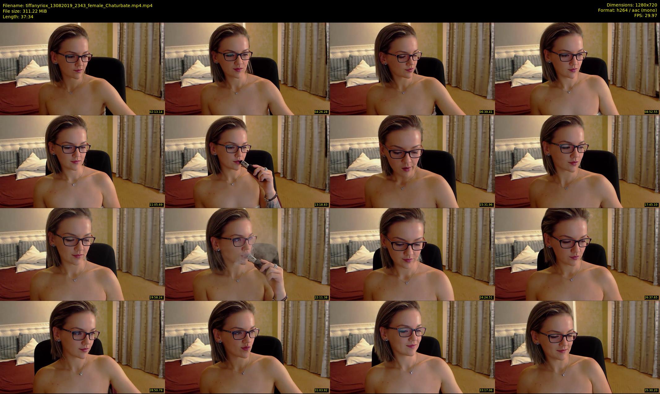 tiffanyriox — 38 minute Chaturbate female cam show recording, 720p, Aug 13, 2019