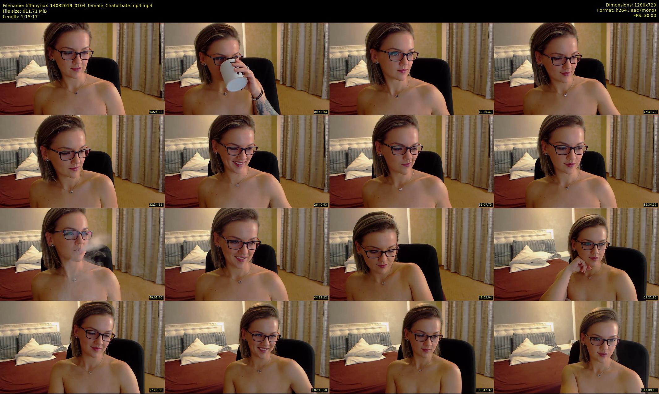 tiffanyriox — 76 minute Chaturbate female cam show recording, 720p, Aug 14, 2019