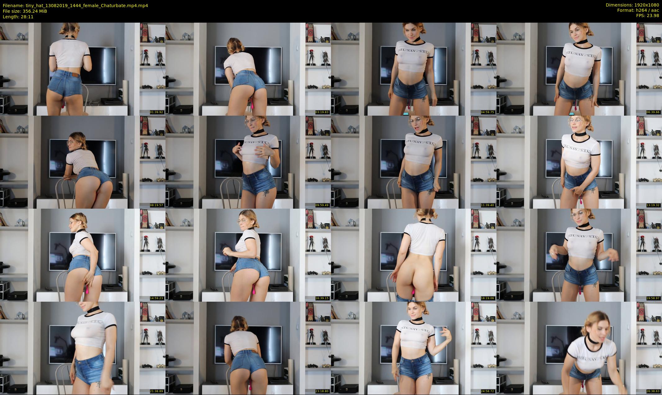 tiny_hat — 29 minute Chaturbate female cam show recording, 1080p, Aug 13, 2019