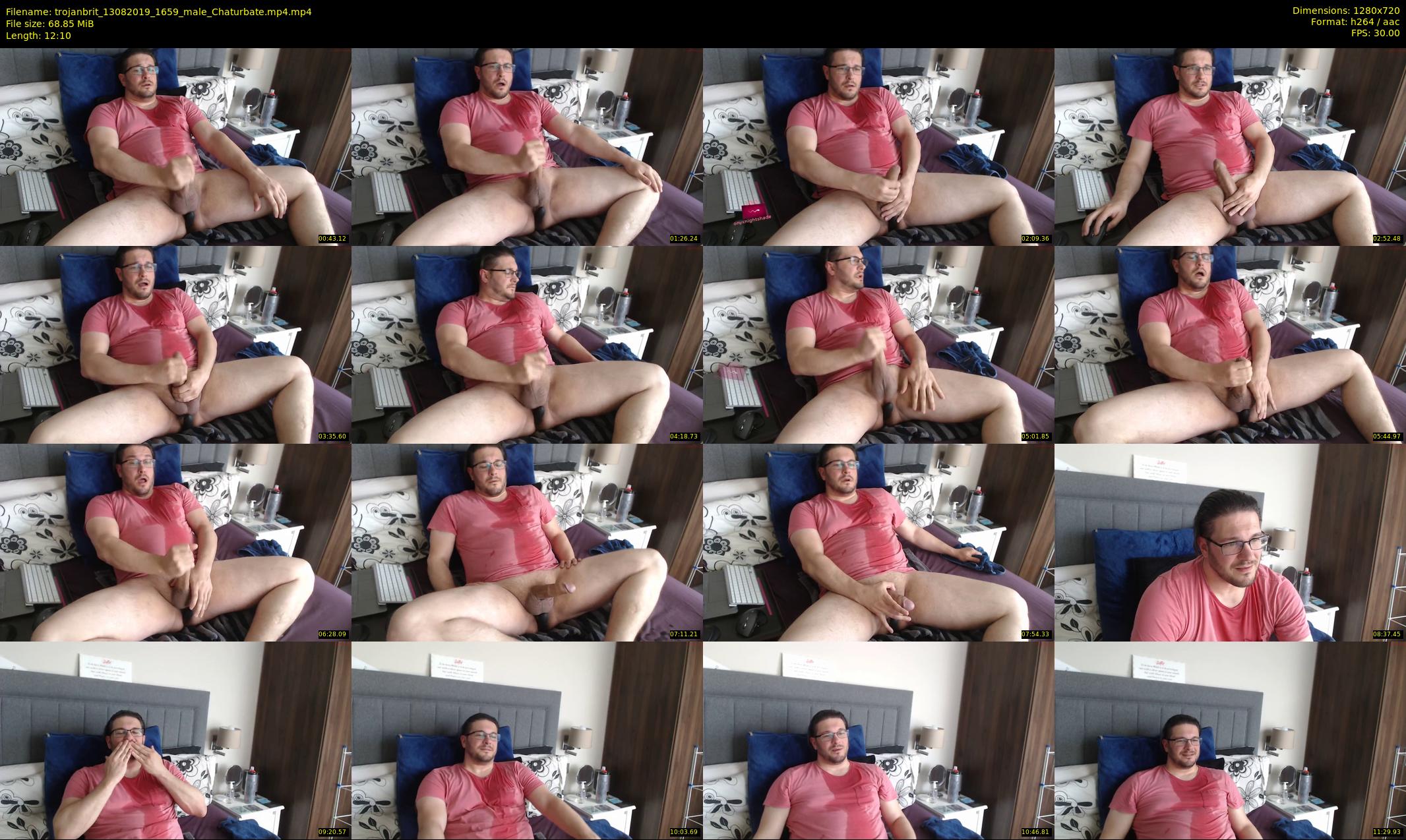 trojanbrit — 13 minute Chaturbate male cam show recording, 720p, Aug 13, 2019