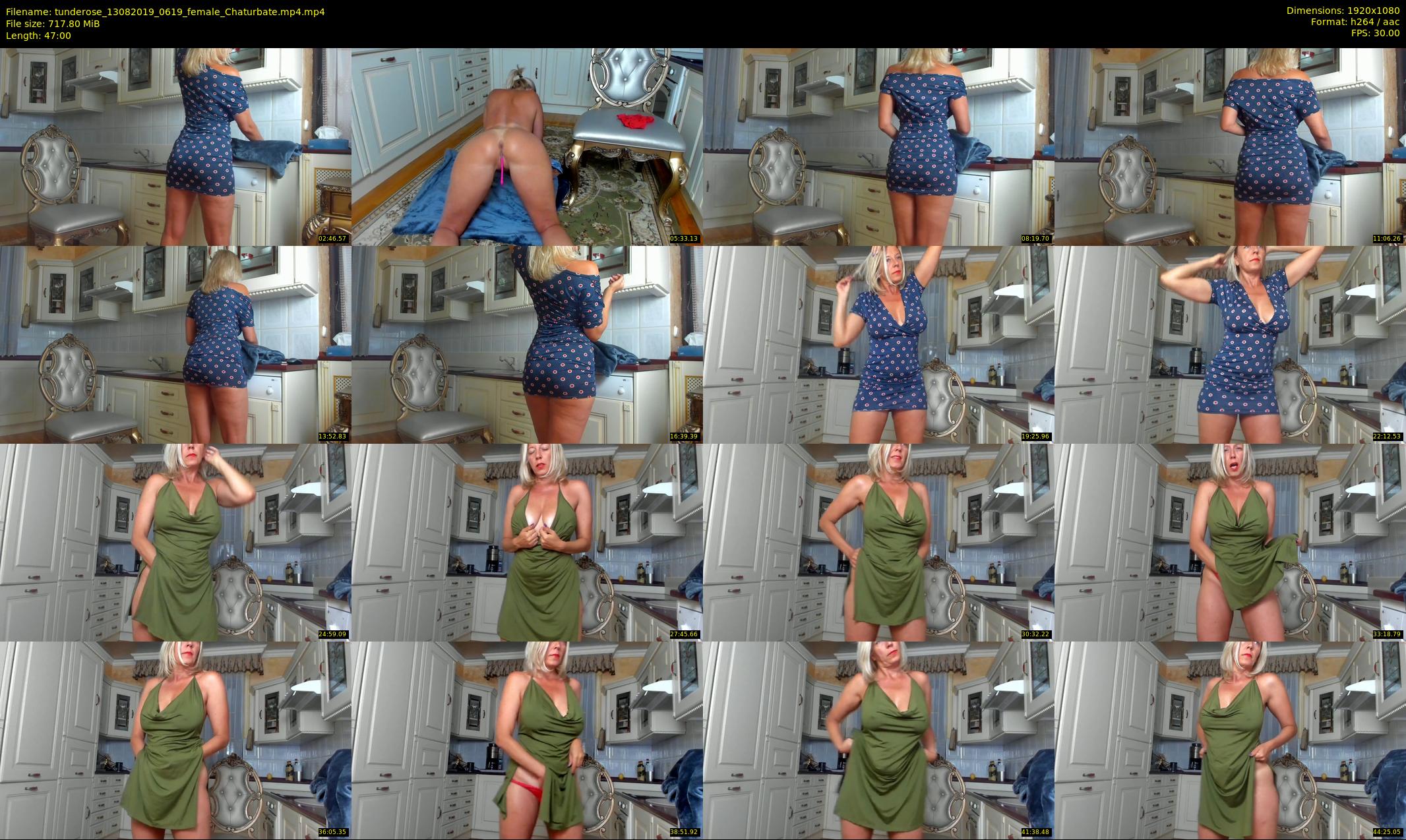 tunderose — 47 minute Chaturbate female cam show recording, 1080p, Aug 13, 2019