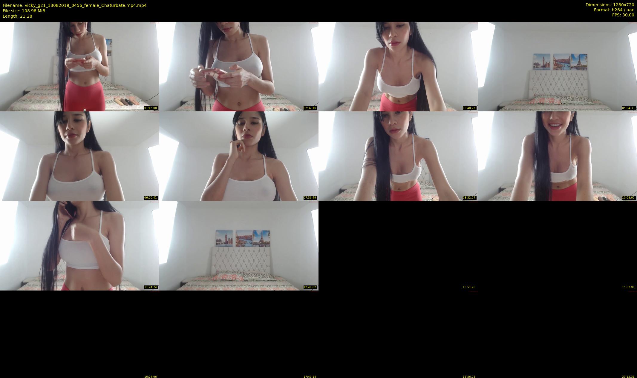 vicky_g21 — 22 minute Chaturbate female cam show recording, 720p, Aug 13, 2019