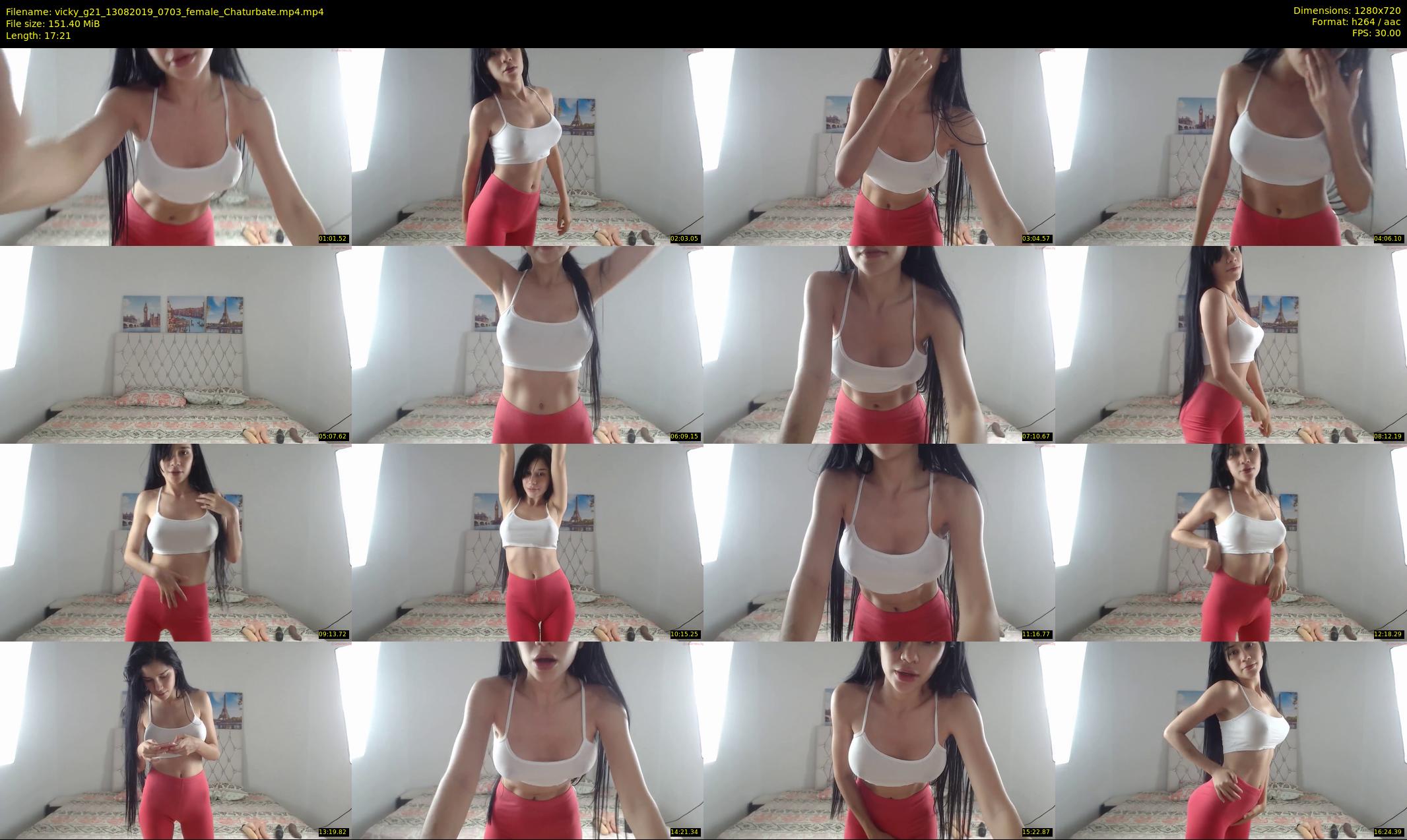 vicky_g21 — 18 minute Chaturbate female cam show recording, 720p, Aug 13, 2019