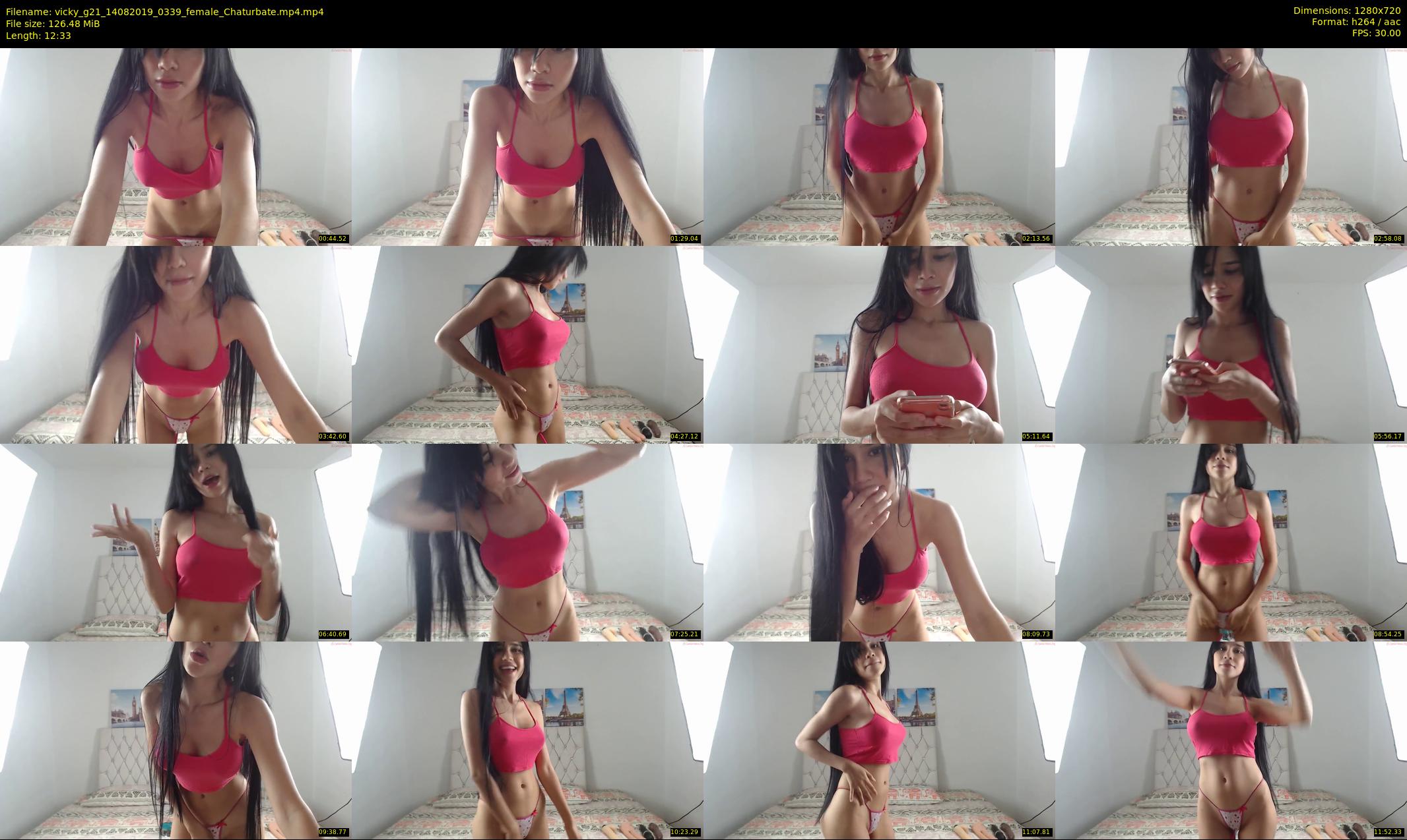 vicky_g21 — 13 minute Chaturbate female cam show recording, 720p, Aug 14, 2019