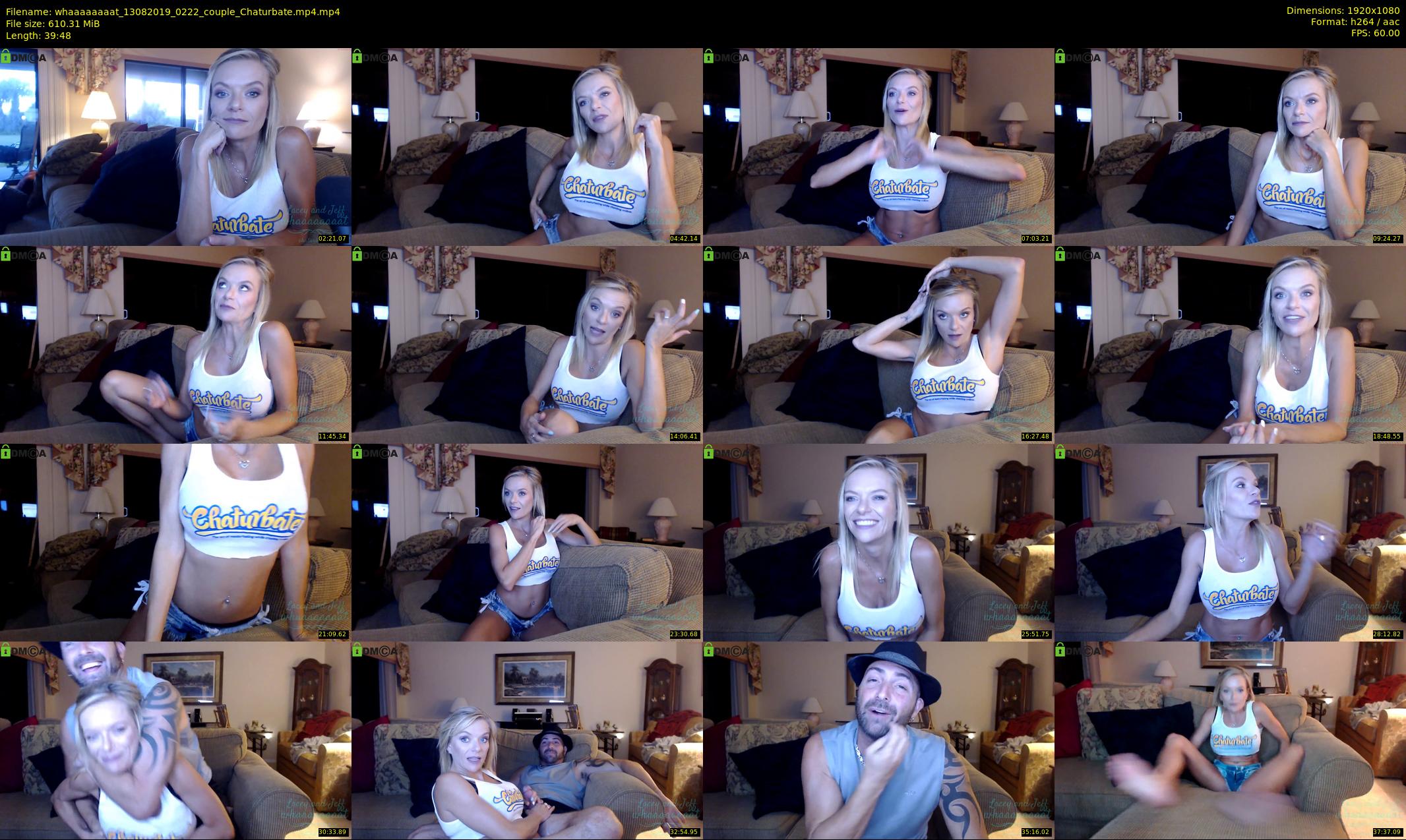whaaaaaaaat — 40 minute Chaturbate couple cam show recording, 1080p, Aug 13, 2019