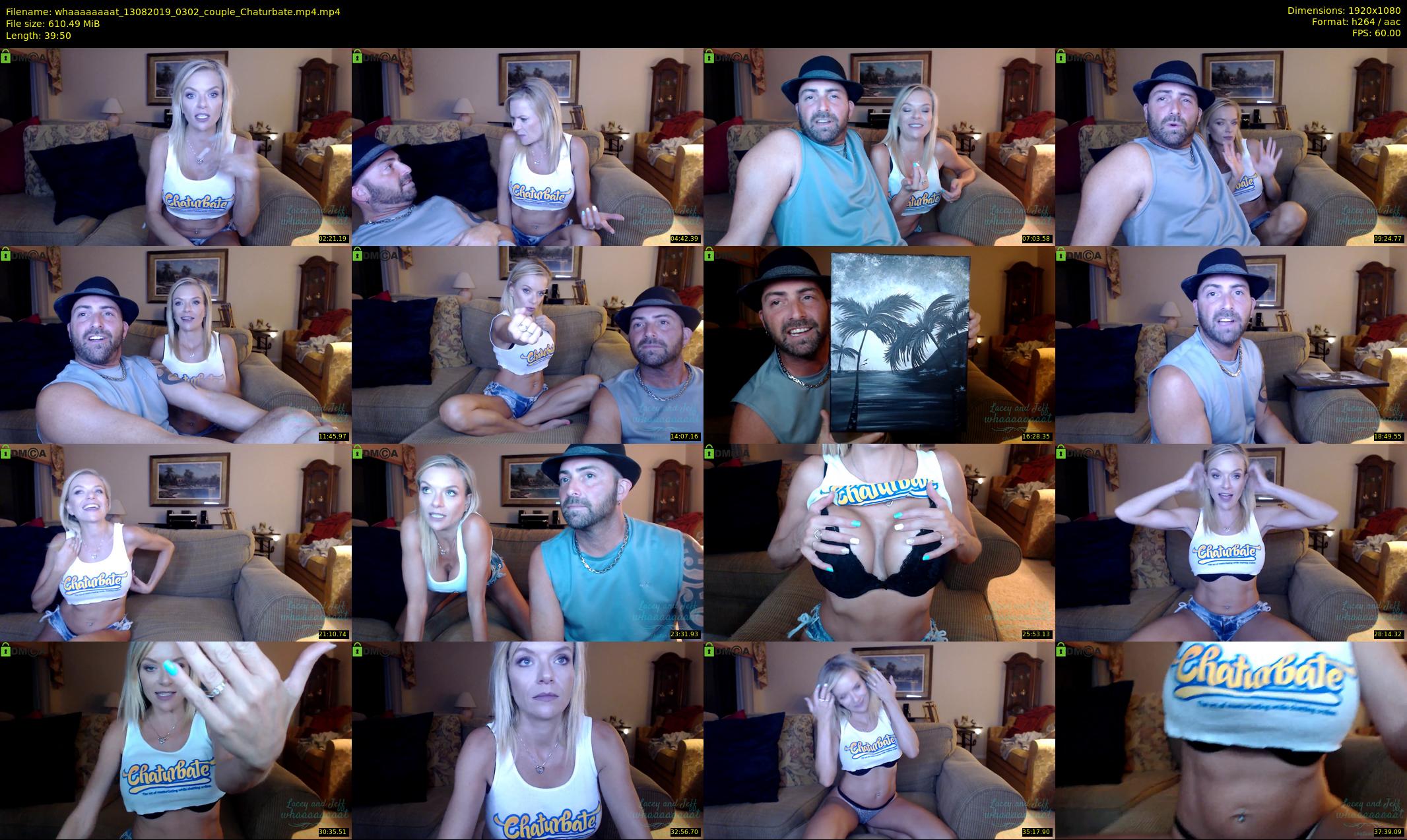 whaaaaaaaat — 40 minute Chaturbate couple cam show recording, 1080p, Aug 13, 2019
