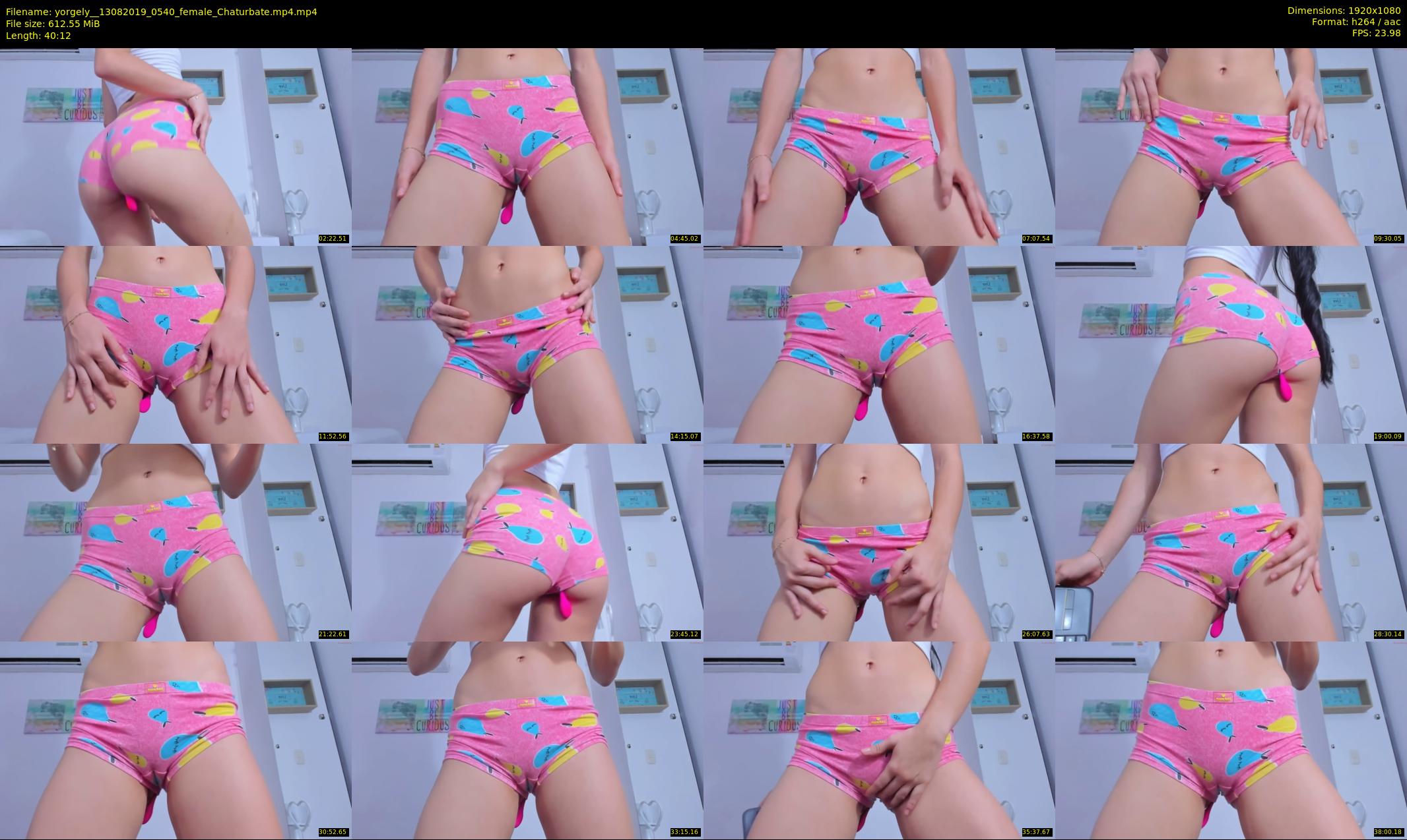 yorgely_ — 41 minute Chaturbate female cam show recording, 1080p, Aug 13, 2019