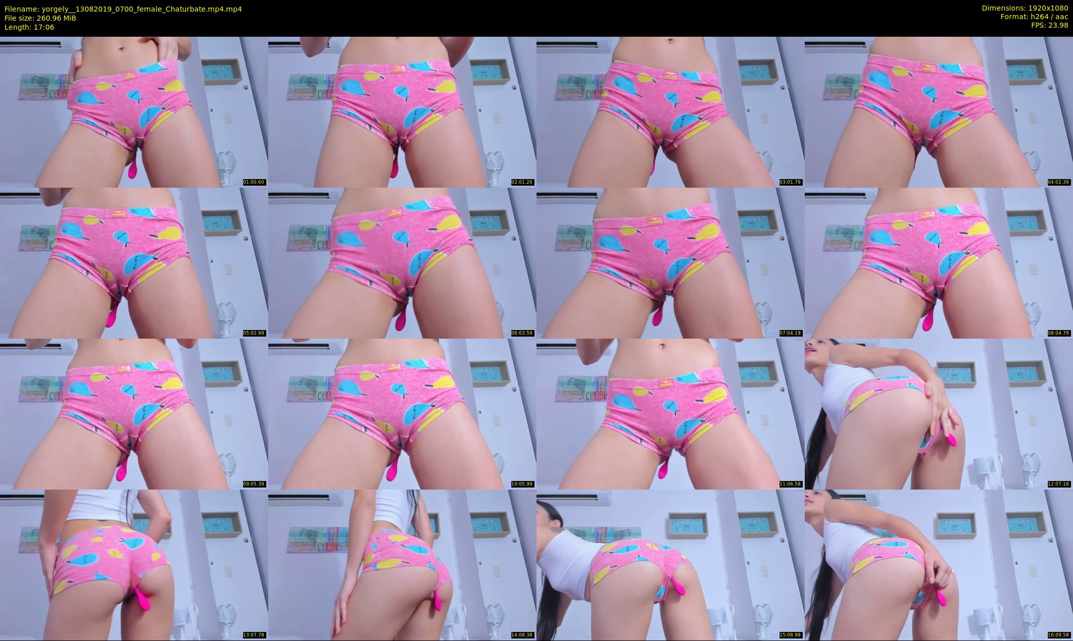 yorgely_ — 18 minute Chaturbate female cam show recording, 1080p, Aug 13, 2019