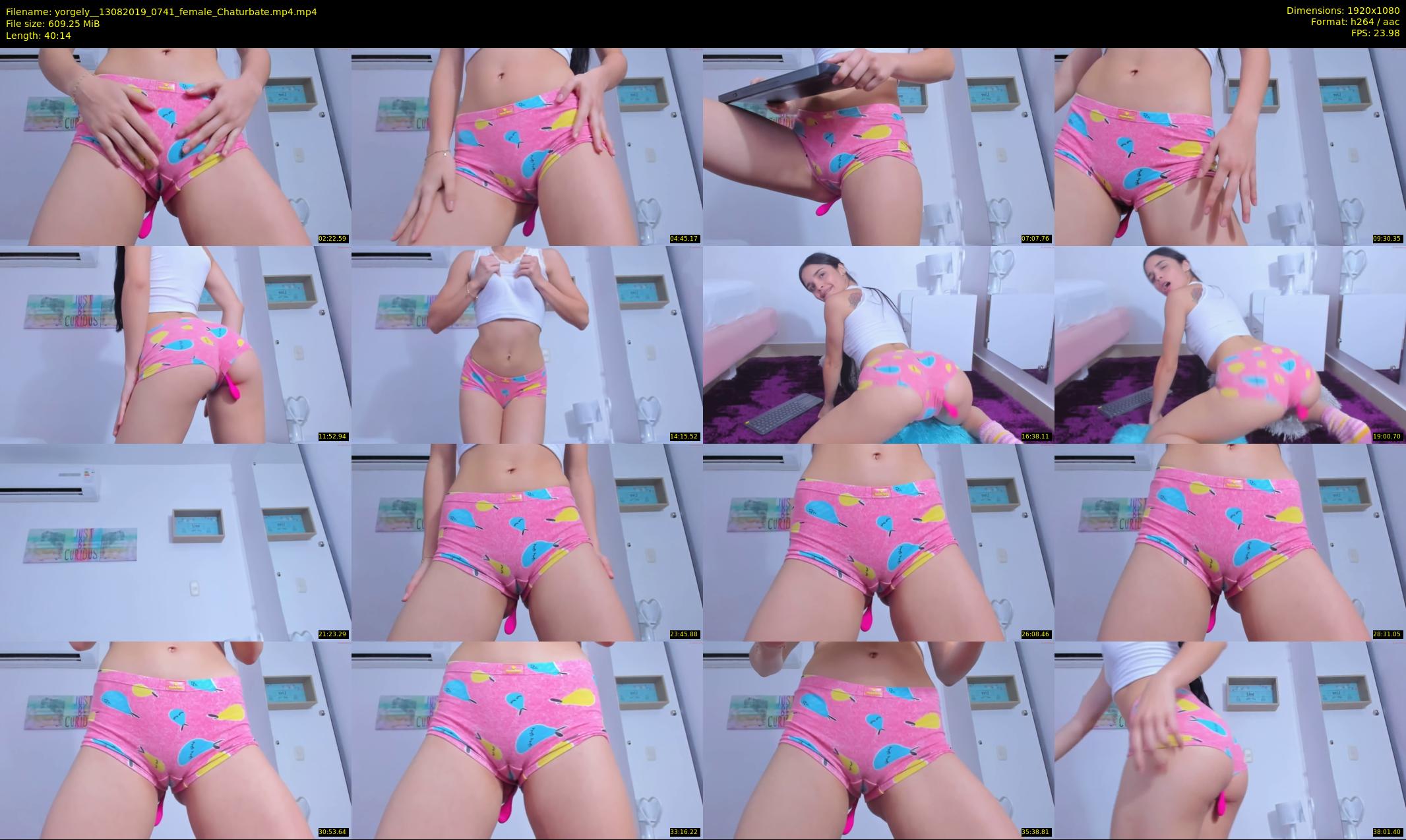yorgely_ — 41 minute Chaturbate female cam show recording, 1080p, Aug 13, 2019