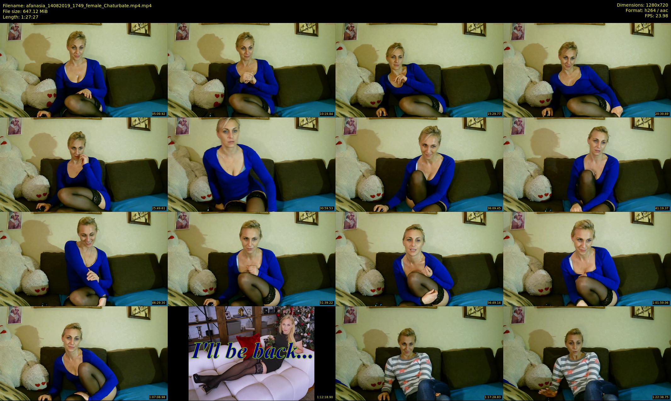 afanasia — 88 minute Chaturbate female cam show recording, 720p, Aug 14, 2019