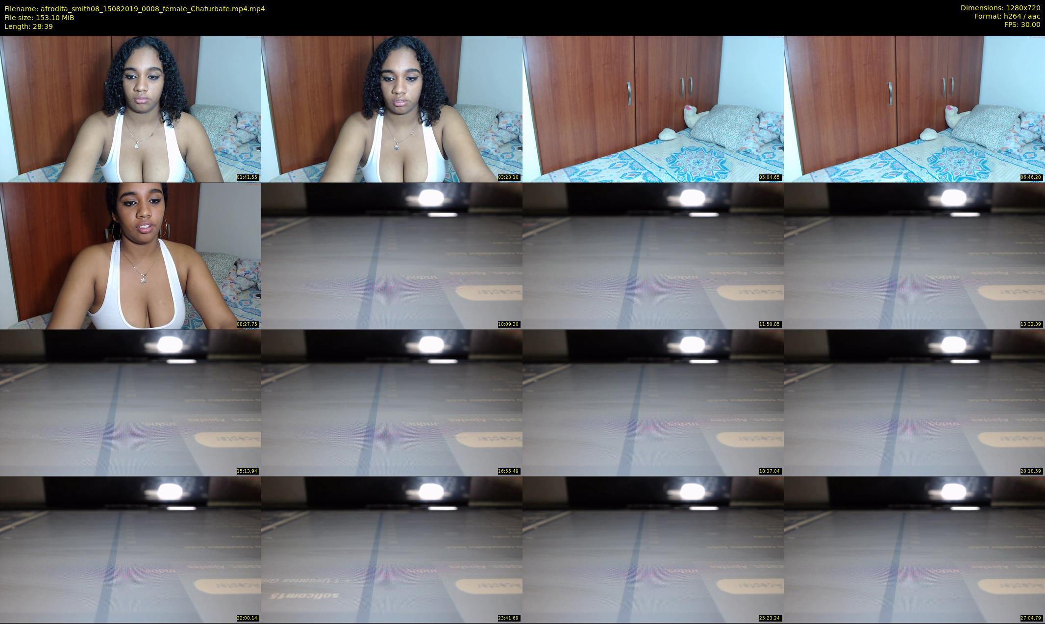 afrodita_smith08 — 29 minute Chaturbate female cam show recording, 720p, Aug 15, 2019