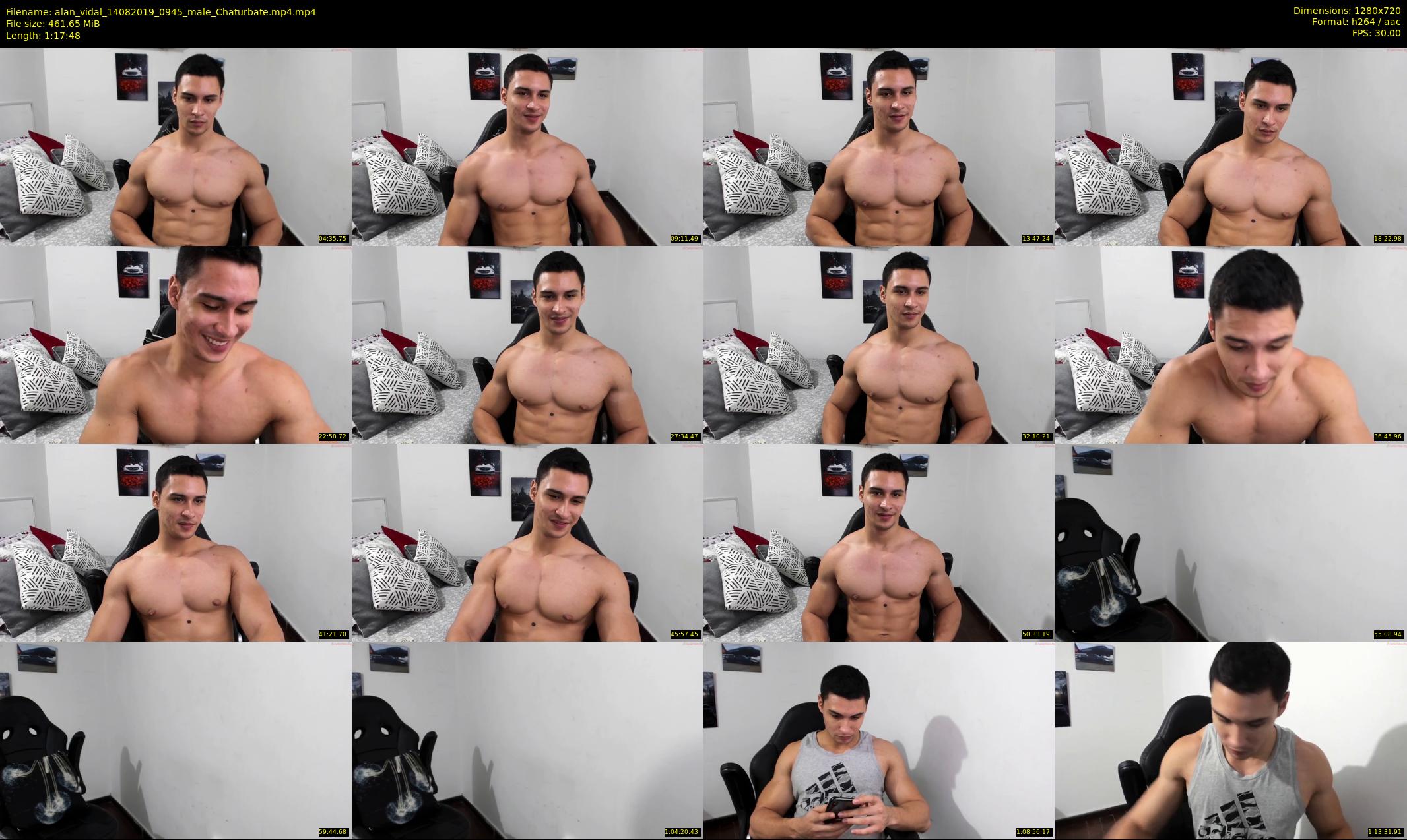 alan_vidal — 78 minute Chaturbate male cam show recording, 720p, Aug 14, 2019