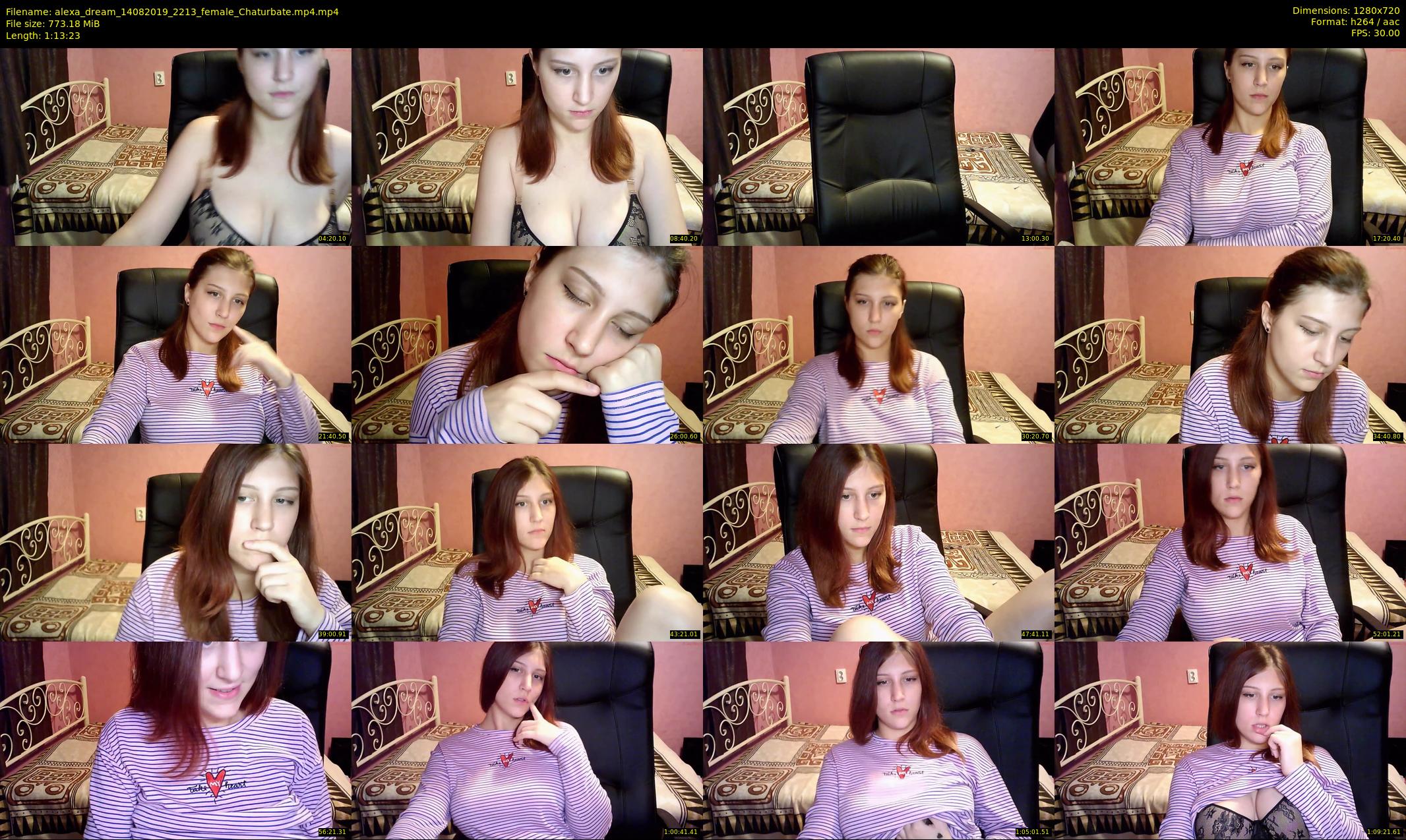 alexa_dream — 74 minute Chaturbate female cam show recording, 720p, Aug 14, 2019