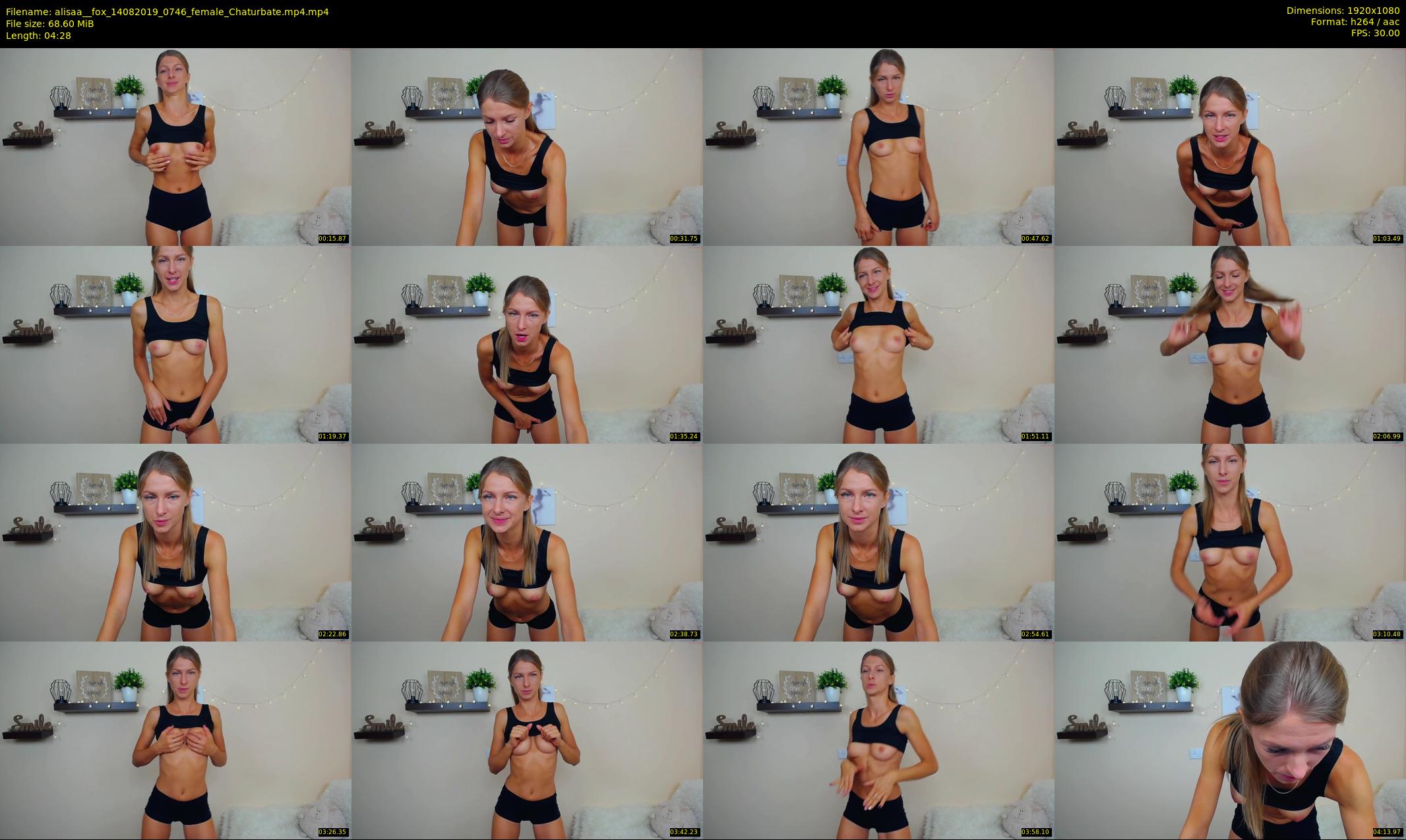alisaa__fox — 5 minute Chaturbate female cam show recording, 1080p, Aug 14, 2019