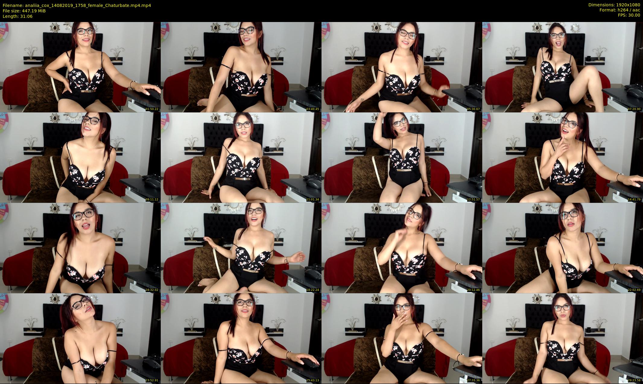 analiia_cox — 32 minute Chaturbate female cam show recording, 1080p, Aug 14, 2019