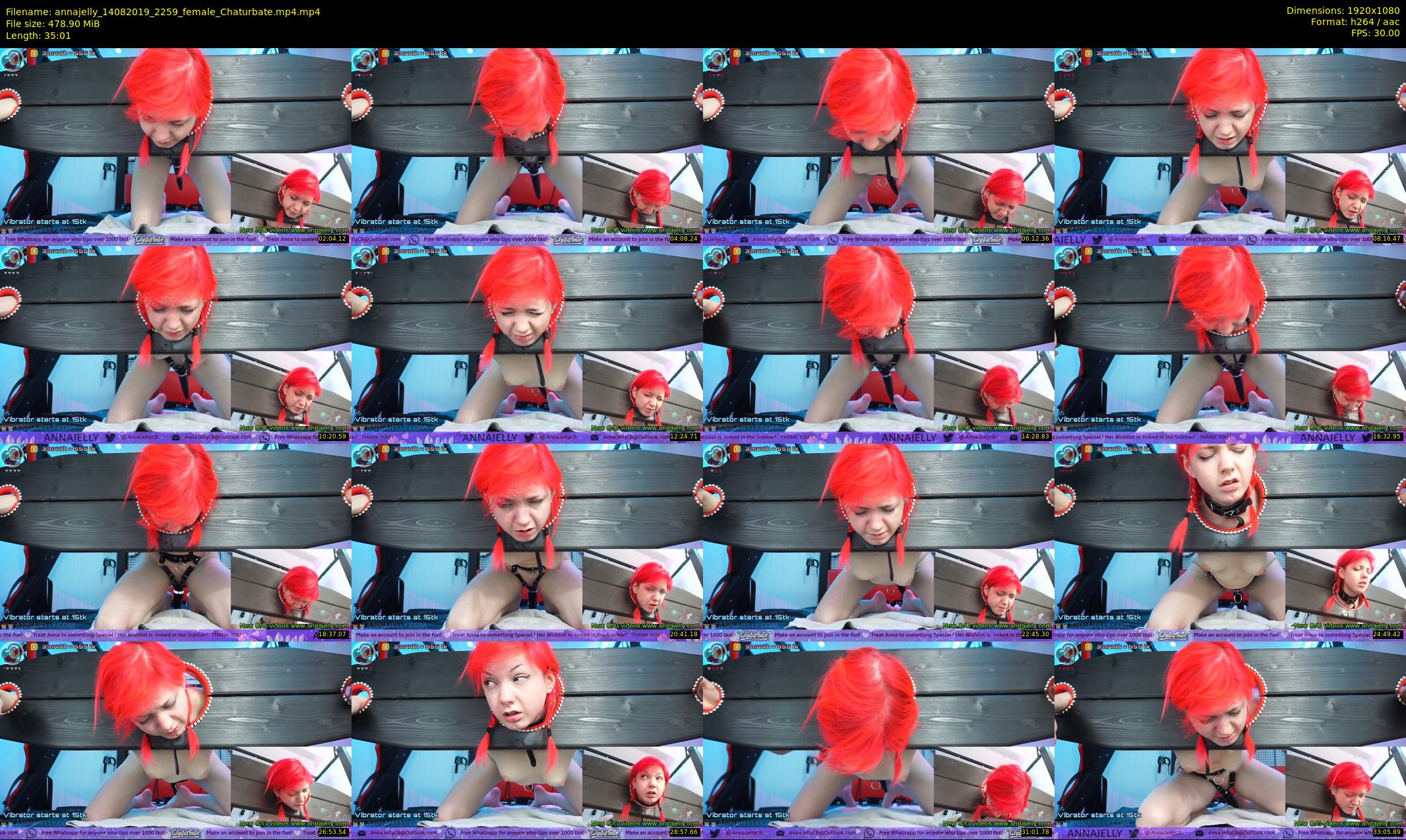 annajelly — 36 minute Chaturbate couple cam show recording, 1080p, Aug 14, 2019