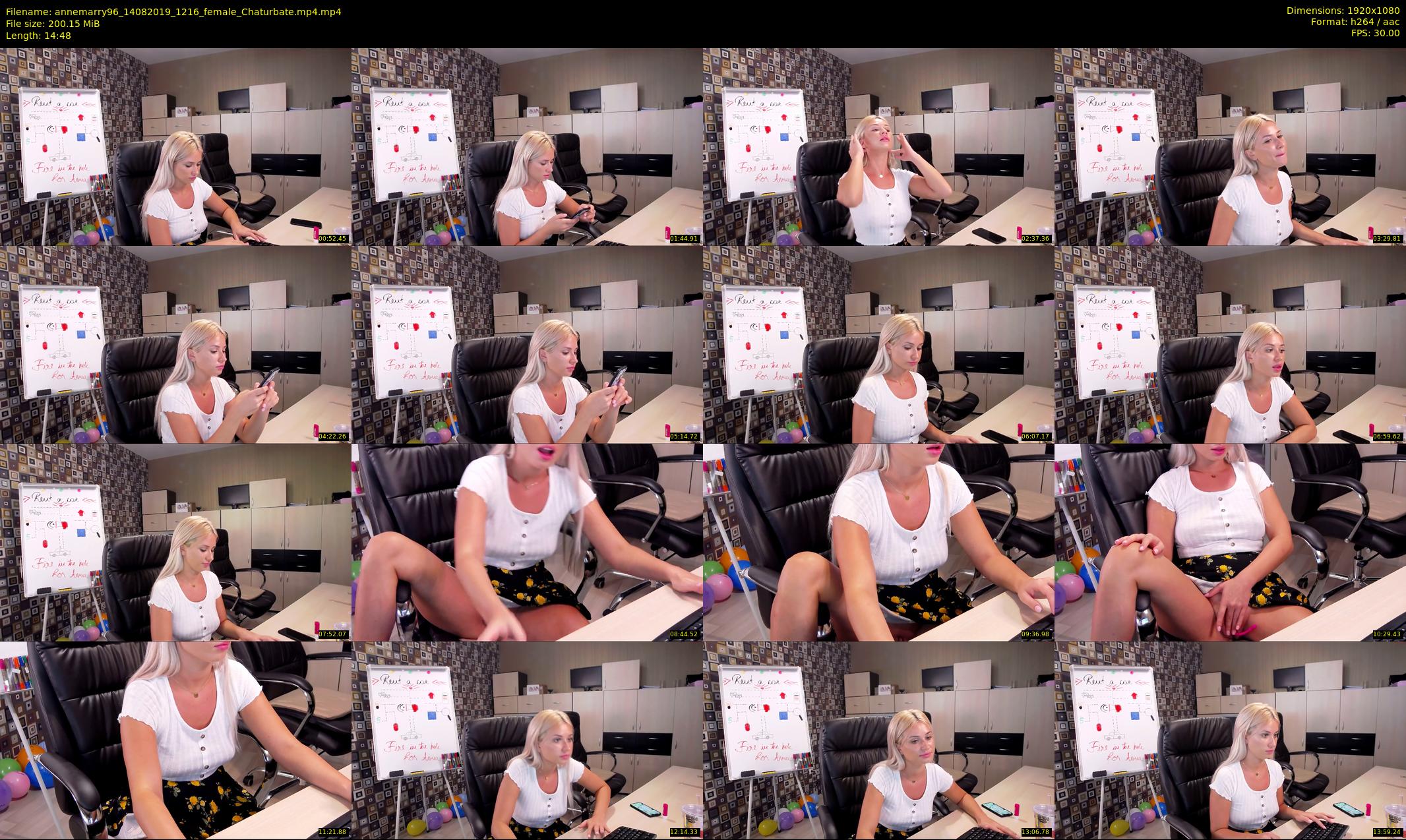 annemarry96 — 15 minute Chaturbate female cam show recording, 1080p, Aug 14, 2019