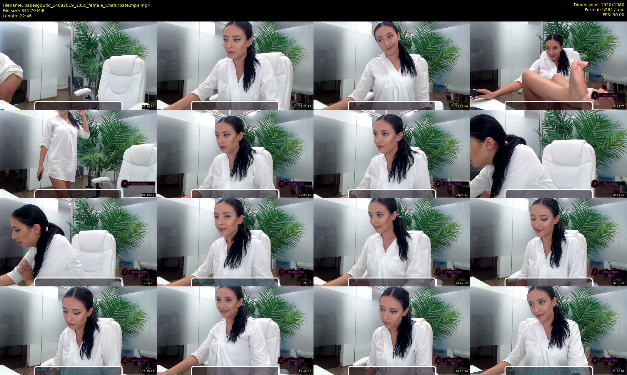 babesgowild — 23 minute Chaturbate couple cam show recording, 1080p, Aug 14, 2019