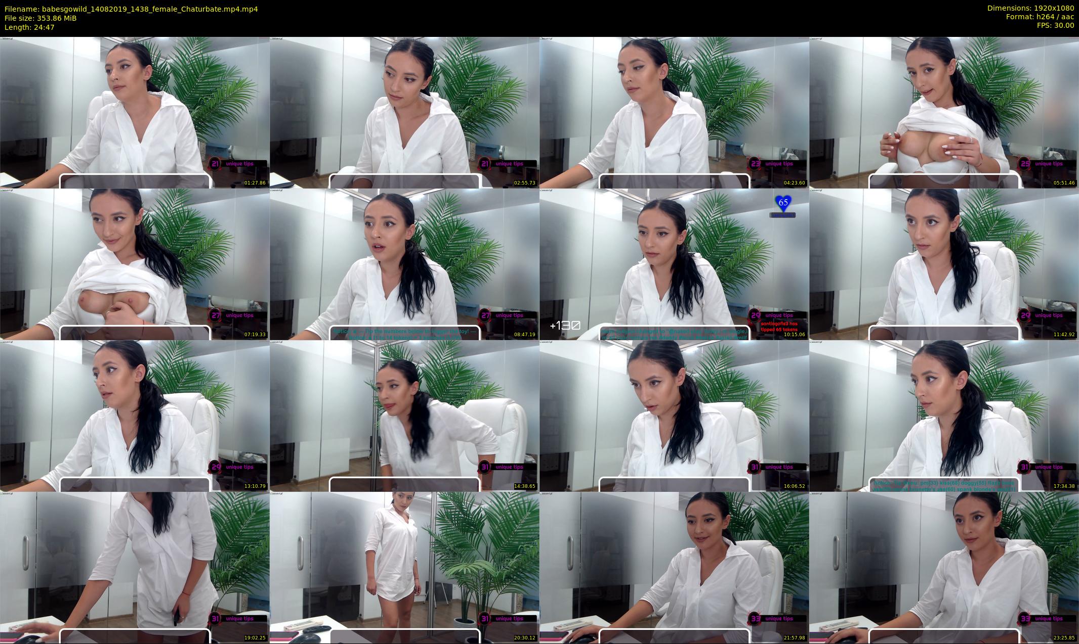 babesgowild — 25 minute Chaturbate couple cam show recording, 1080p, Aug 14, 2019