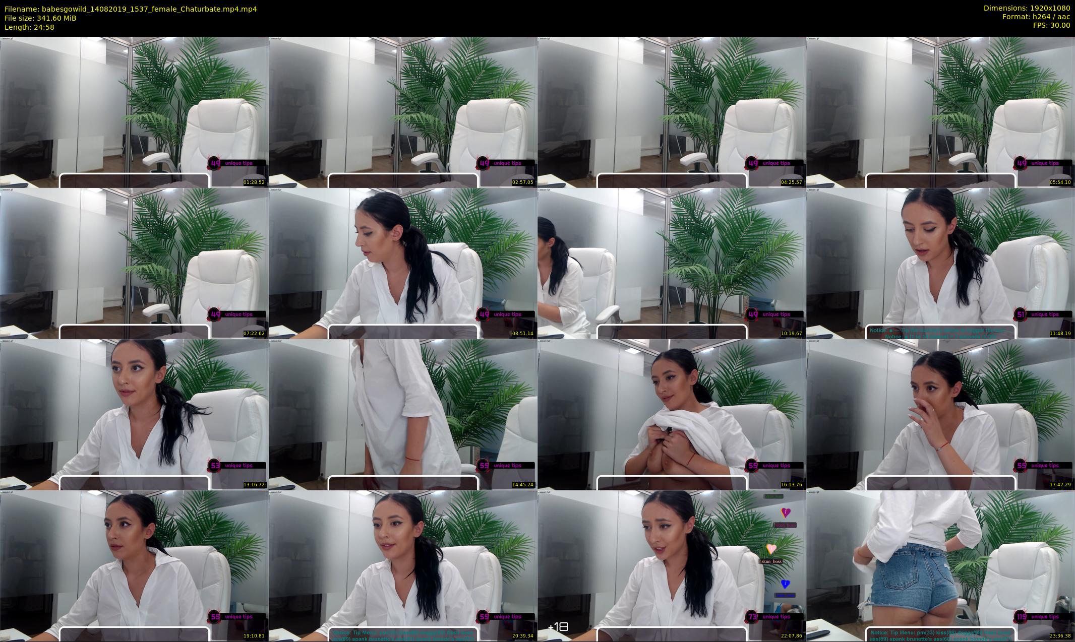 babesgowild — 25 minute Chaturbate couple cam show recording, 1080p, Aug 14, 2019