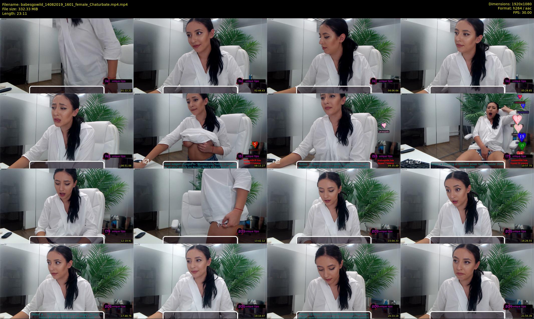 babesgowild — 24 minute Chaturbate couple cam show recording, 1080p, Aug 14, 2019