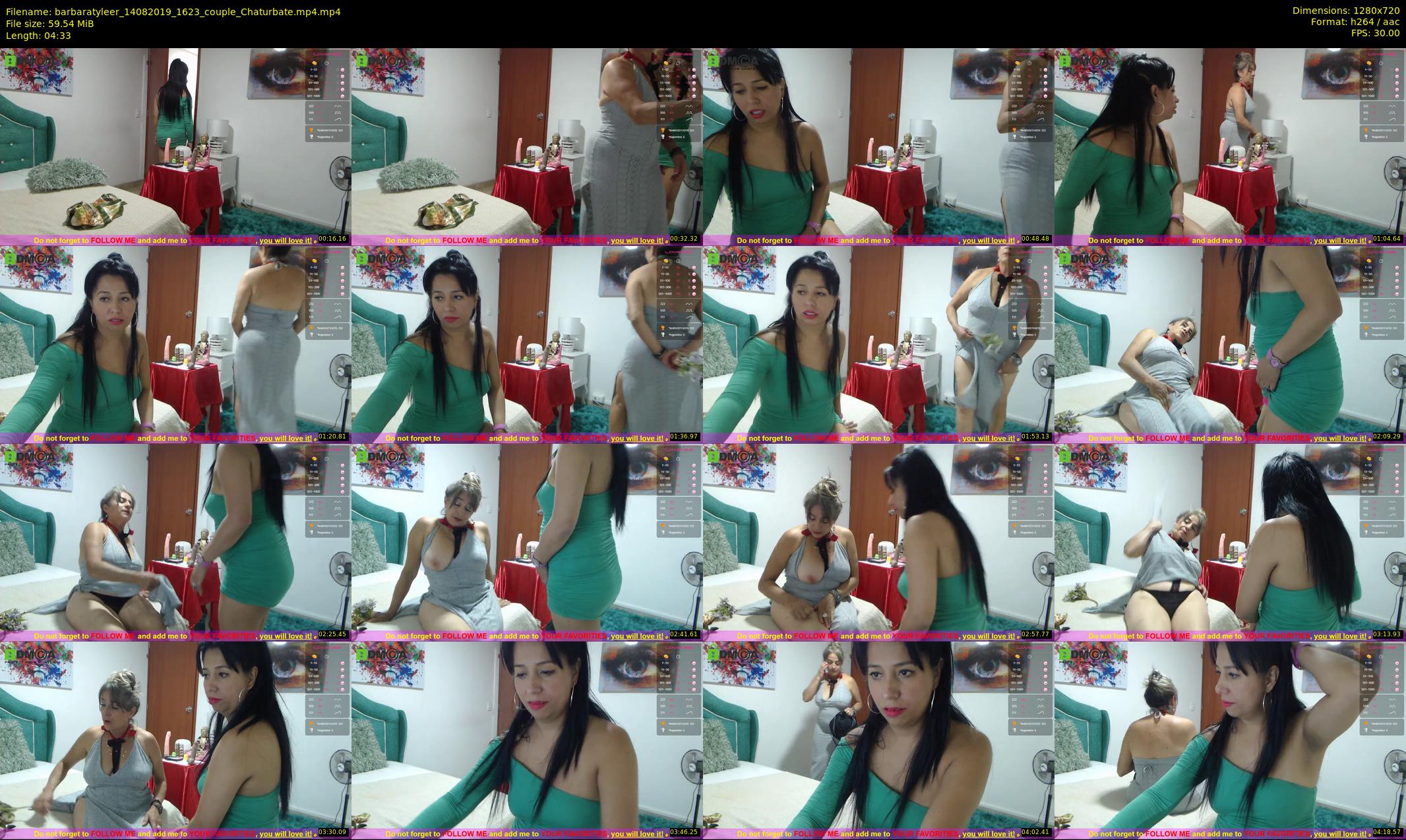 barbaratyleer — 5 minute Chaturbate couple cam show recording, 720p, Aug 14, 2019