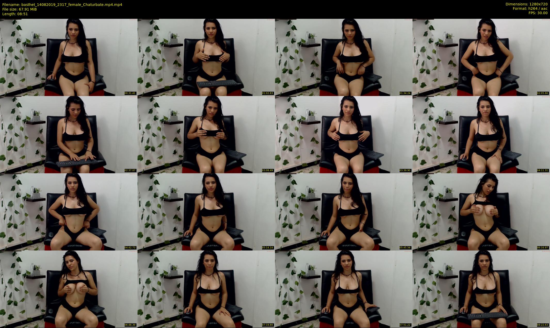 basthet — 9 minute Chaturbate female cam show recording, 720p, Aug 14, 2019
