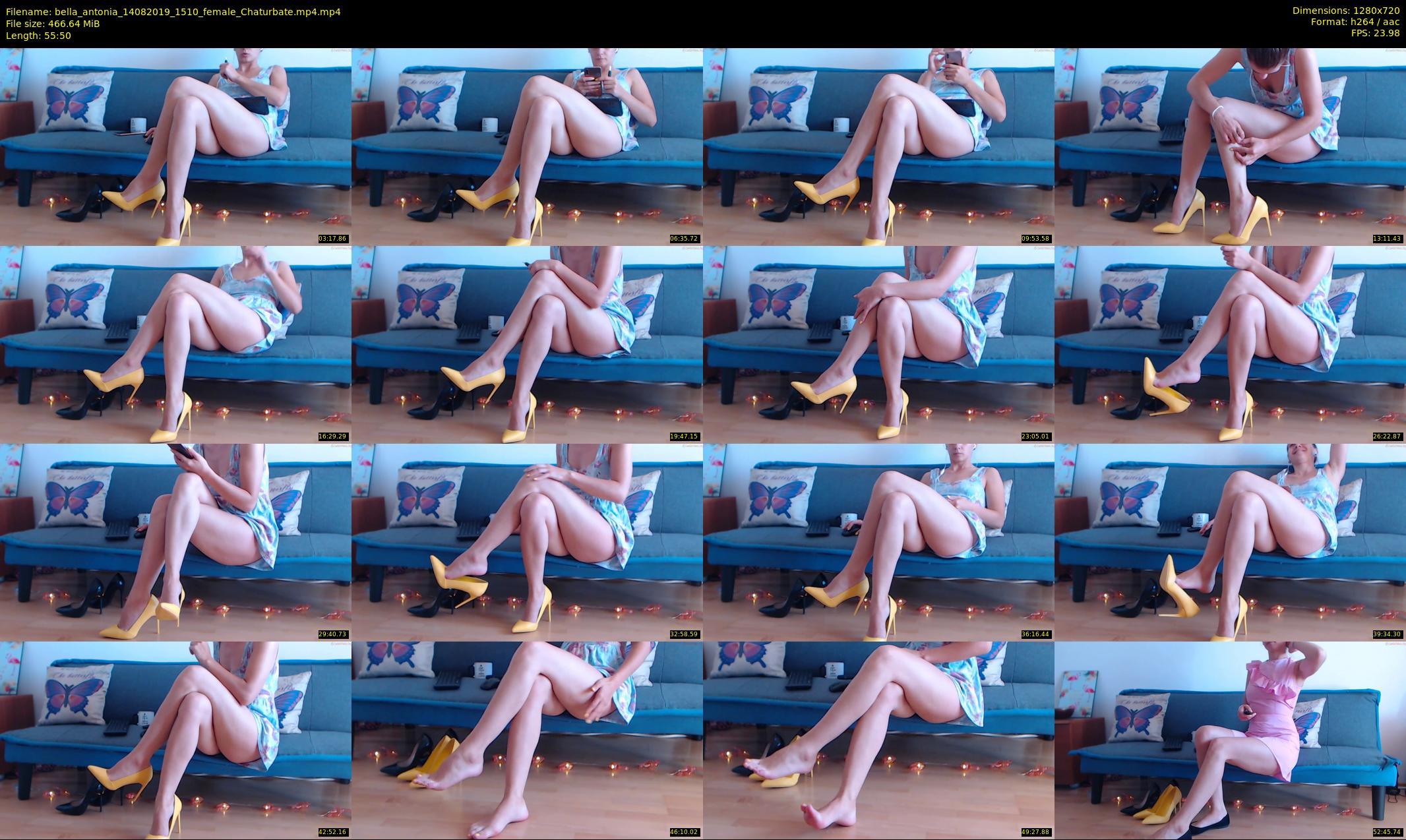 bella_antonia — 56 minute Chaturbate female cam show recording, 720p, Aug 14, 2019