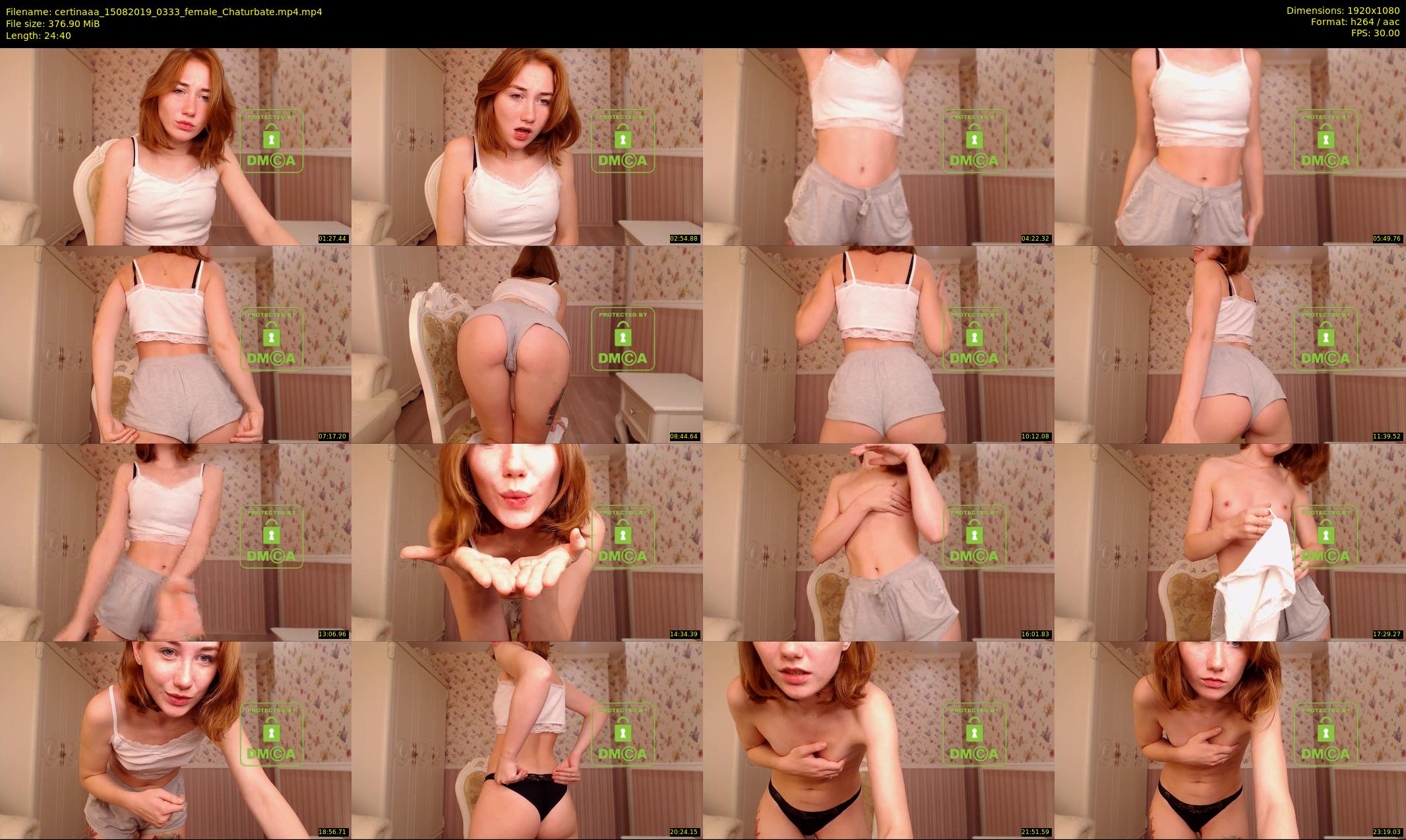 certinaaa — 25 minute Chaturbate female cam show recording, 1080p, Aug 15, 2019